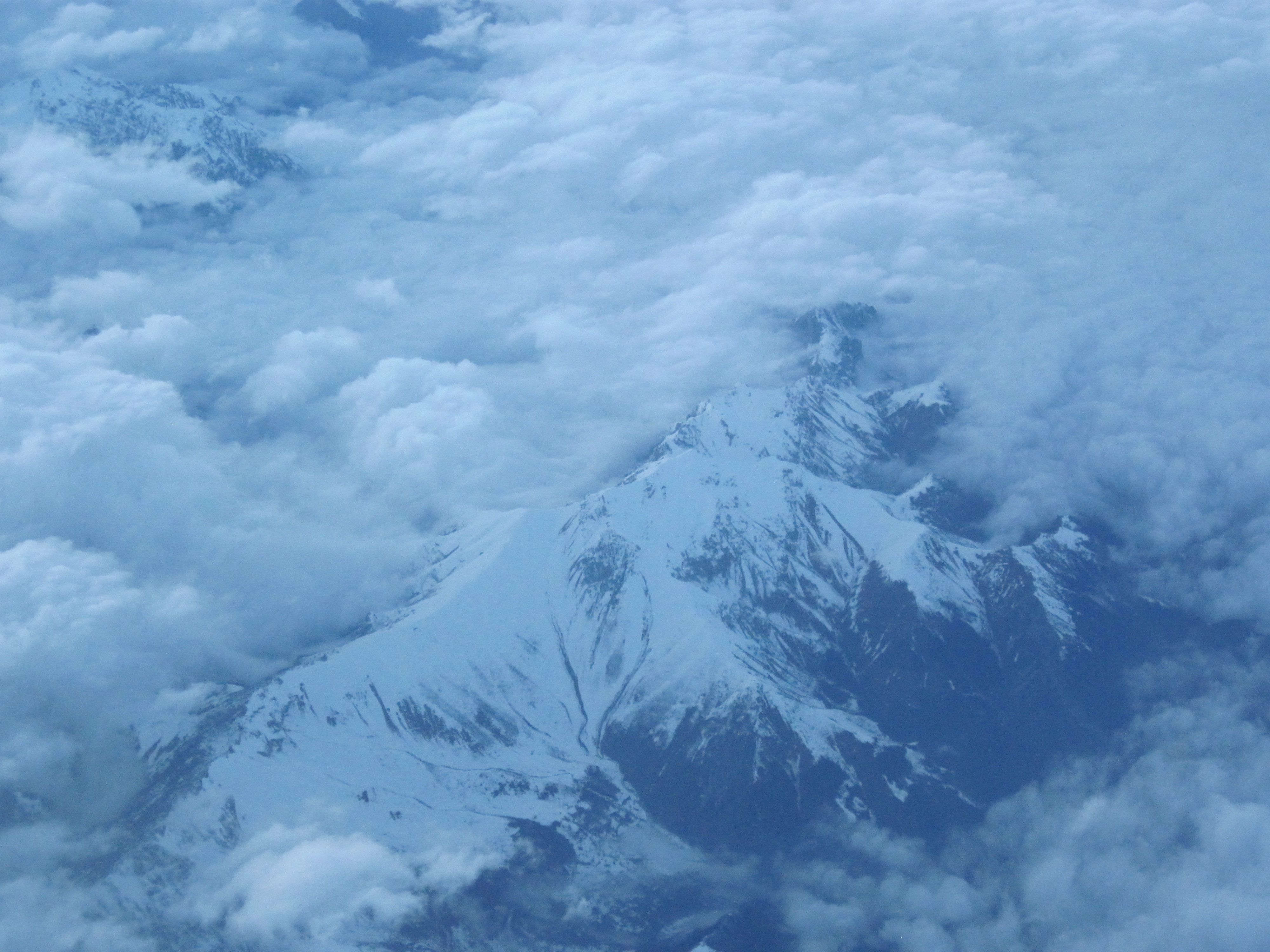 The alps from the air photo