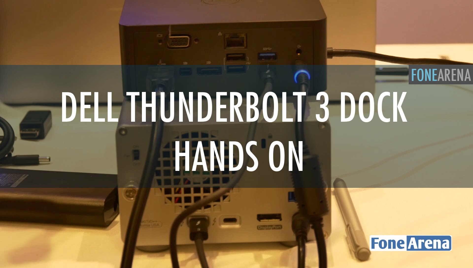 Dell ThunderBolt 3 dock TB15 Hands On - YouTube