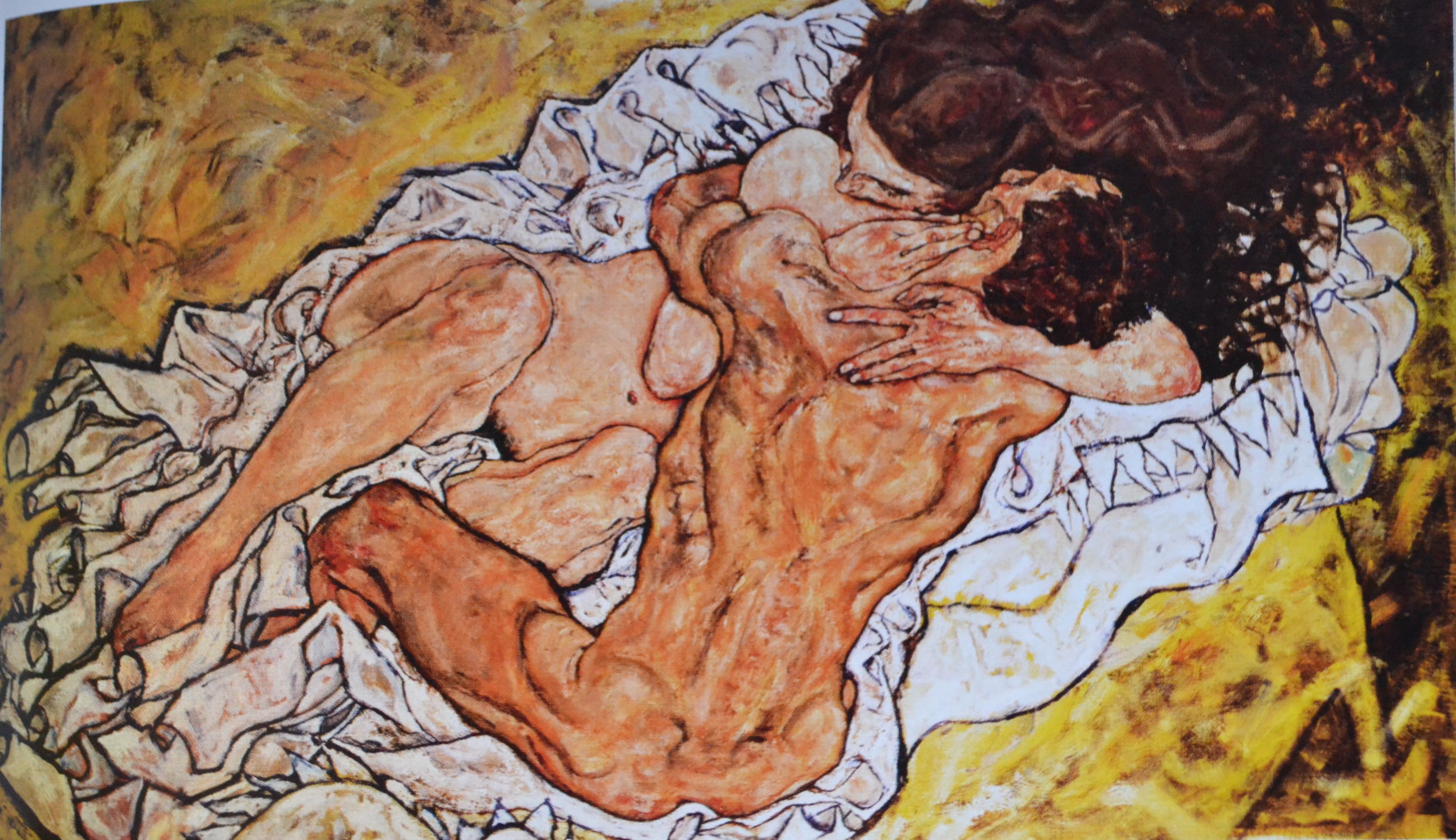 The Embrace – Egon Schiele – The Flaneur