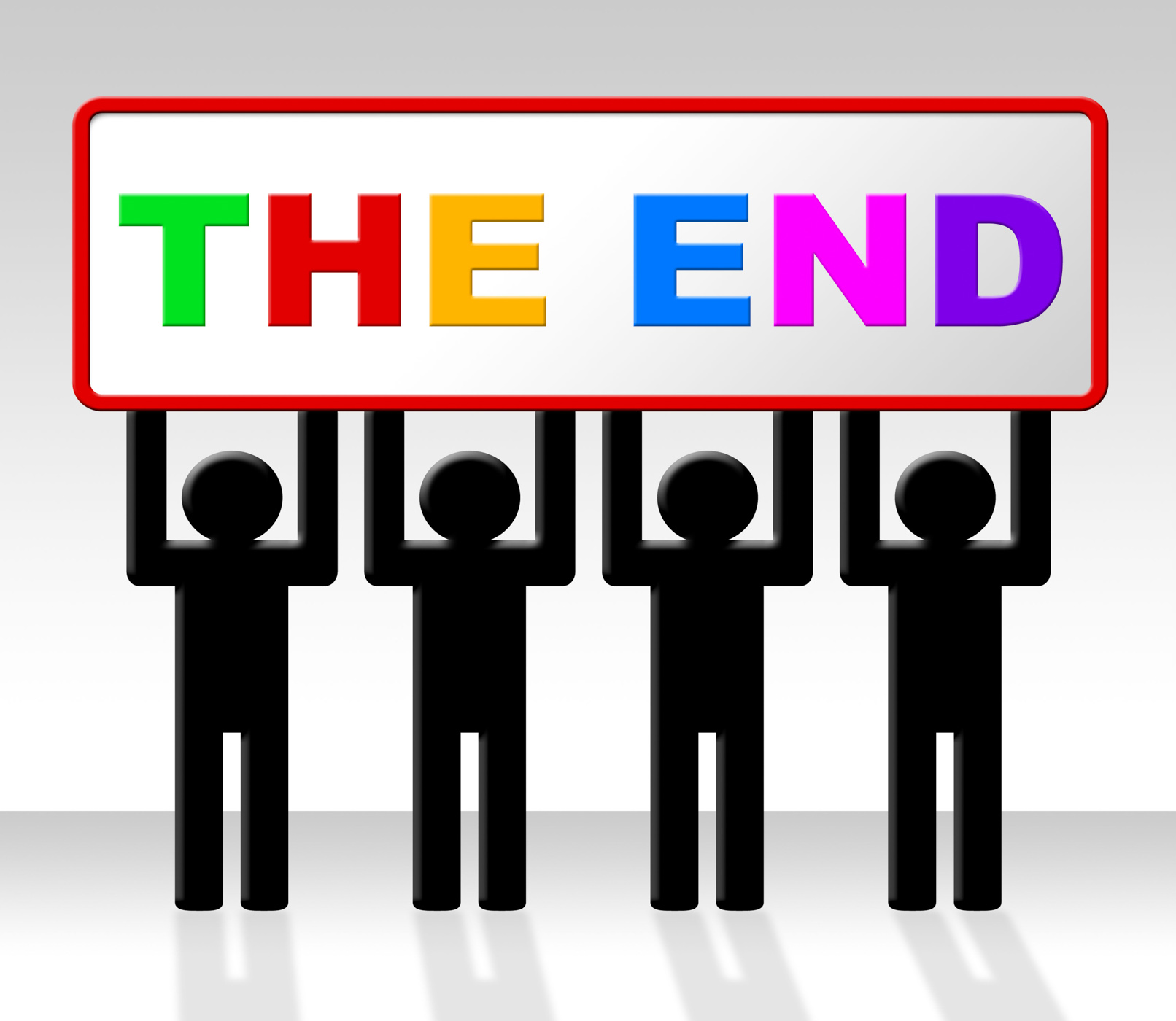 The end represents final finale and conclusion photo