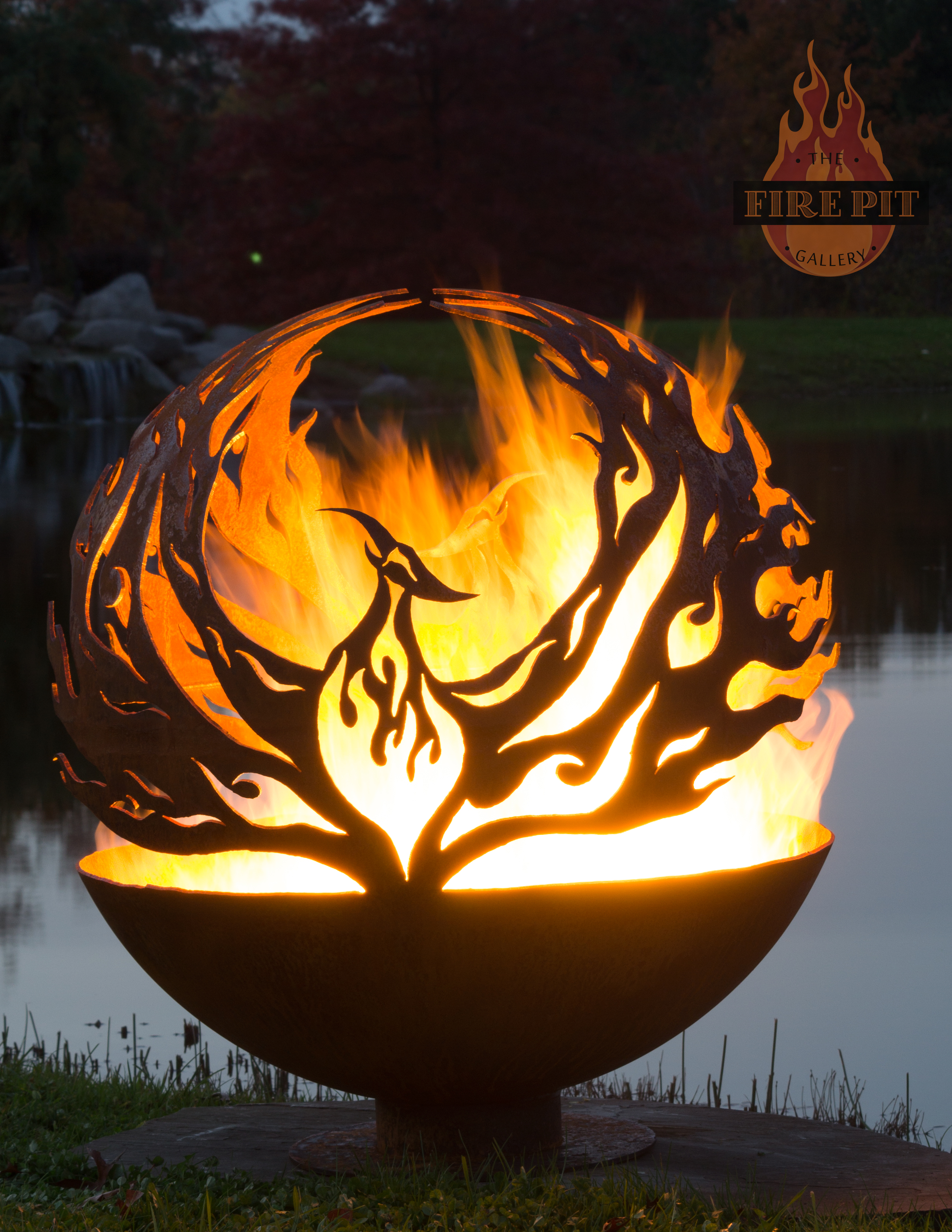 Phoenix Rising Fire Pit Sphere | The Fire Pit Gallery : The Fire Pit ...