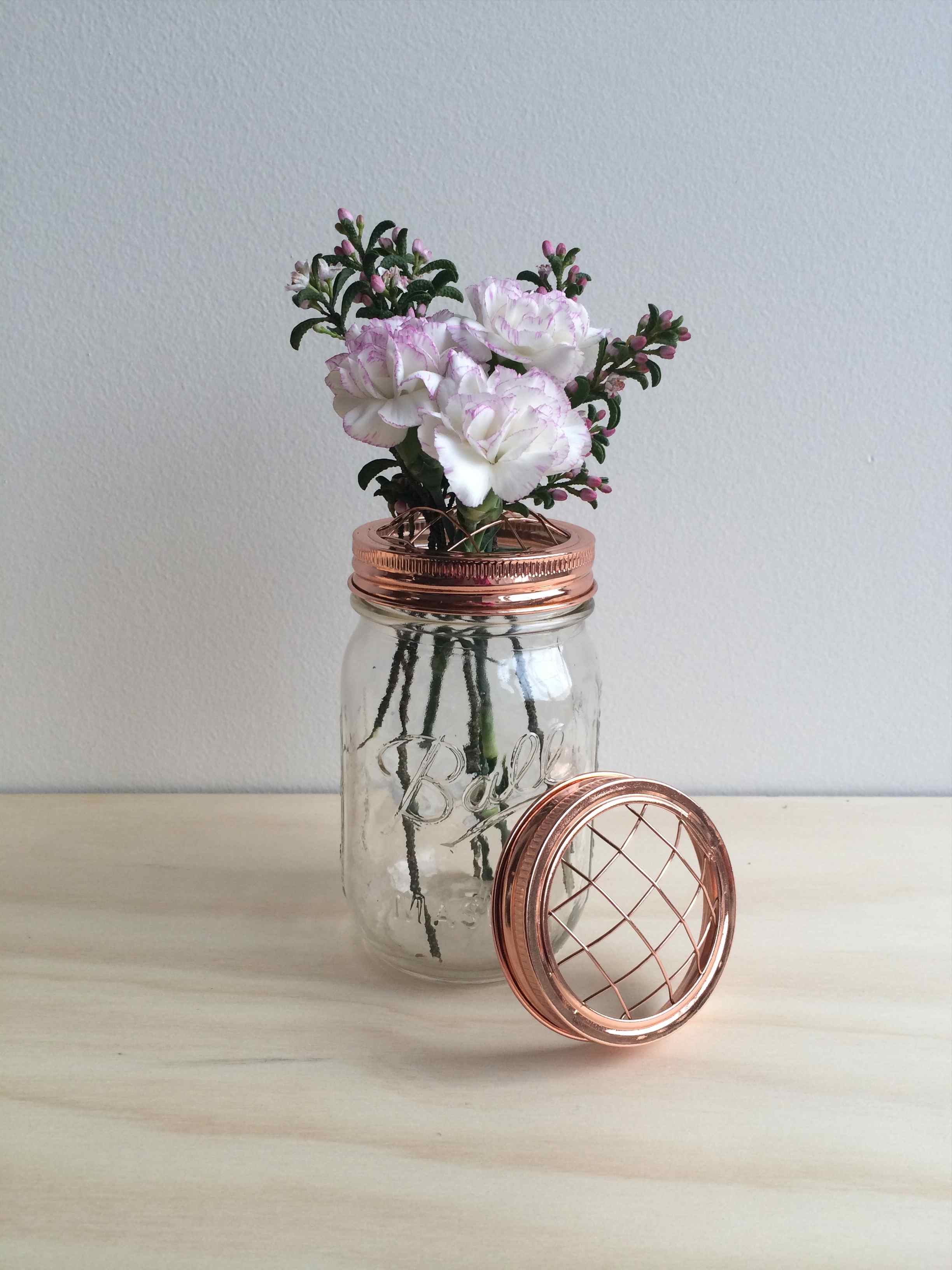 Copper Flower Jar - Beautiful decorative vessel to display your ...