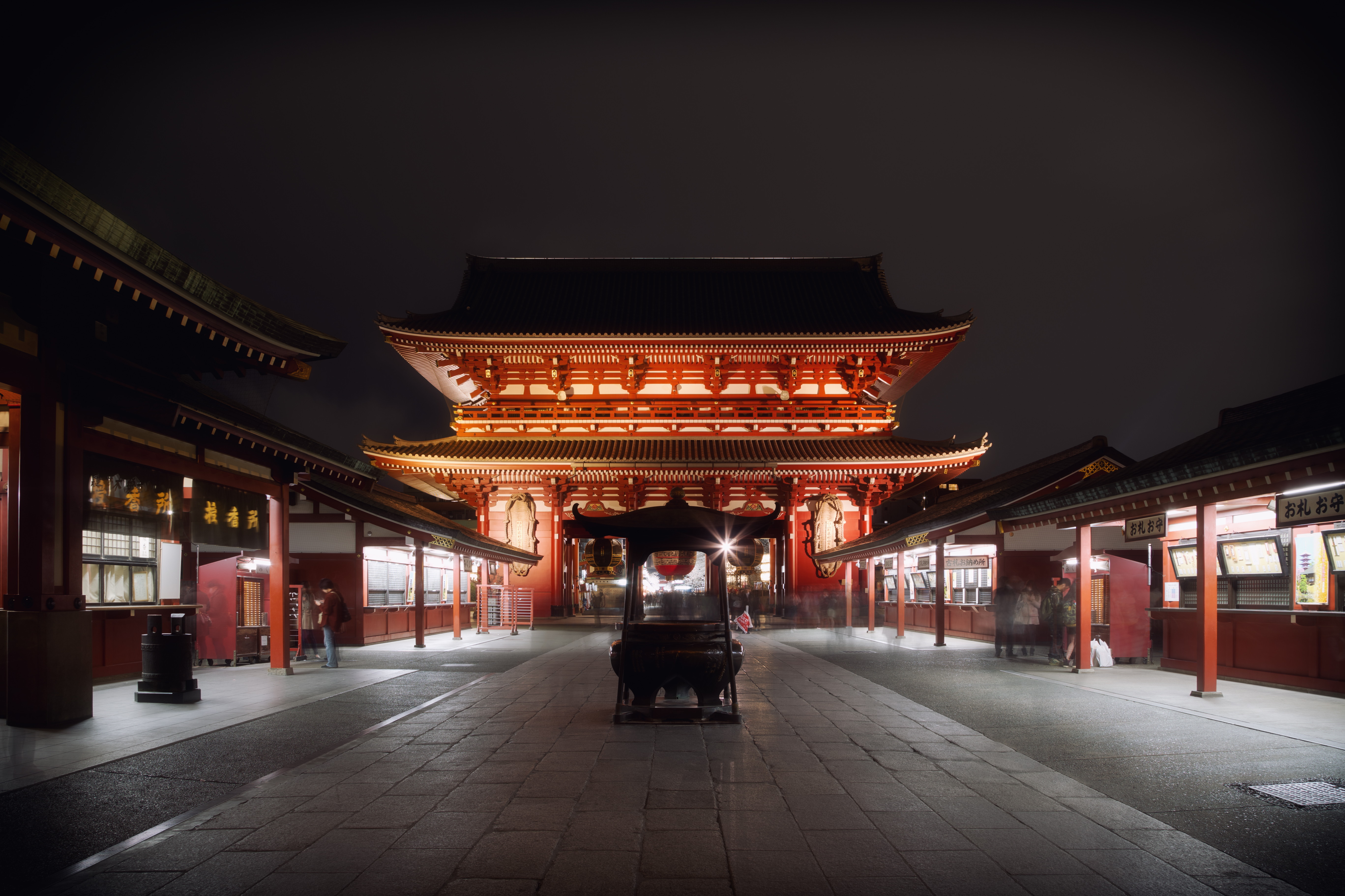 The Gate of Senso-ji, 6D, Night, South East Asia, Shop, HQ Photo