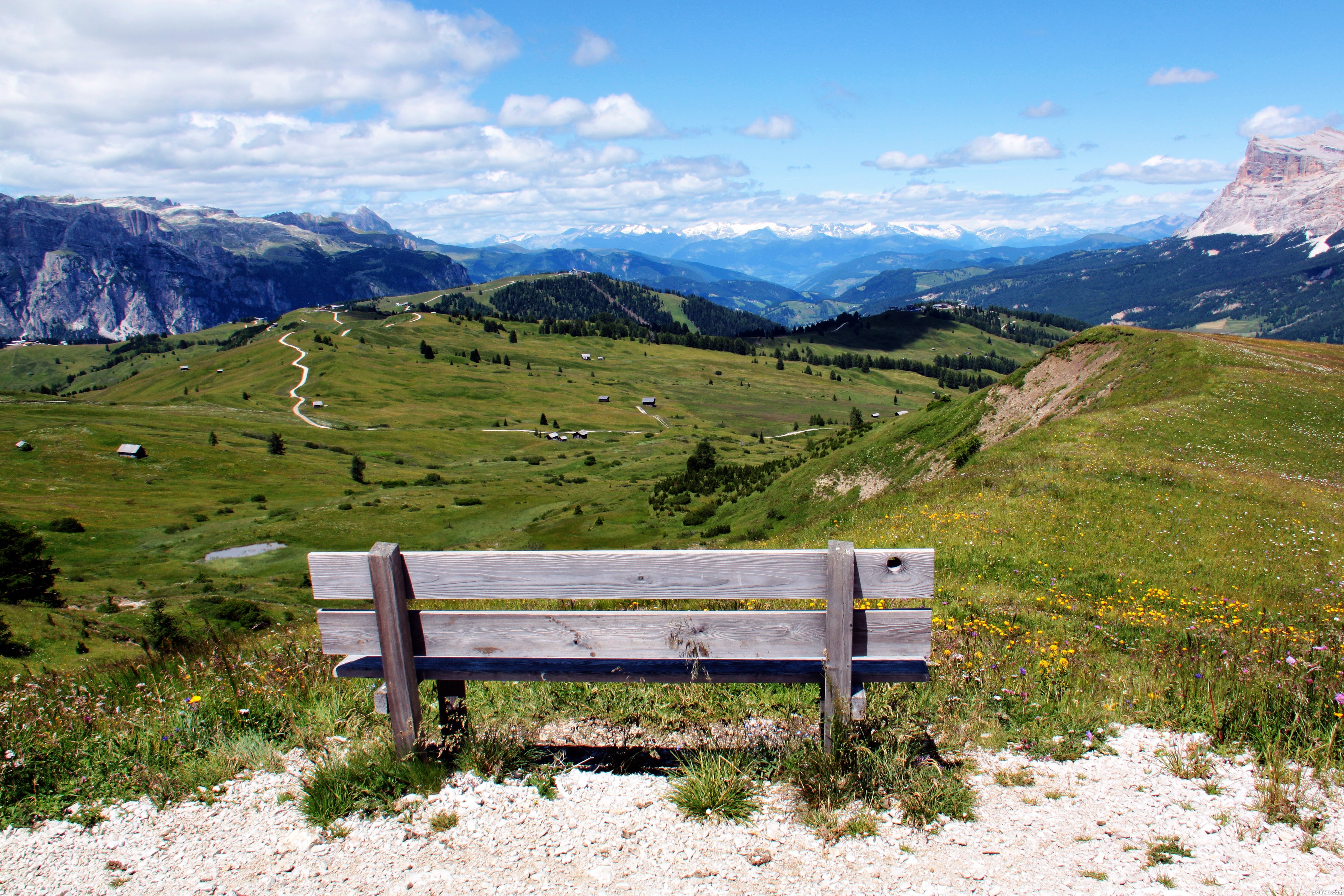 Enjoy the landscape picture, by patty for: park bench photography ...