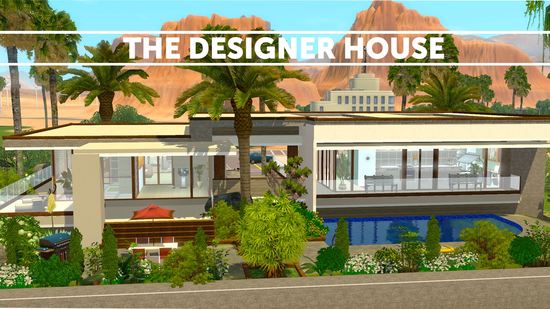 The Sims 3 House Building - The Designer house | Speed build - YouTube