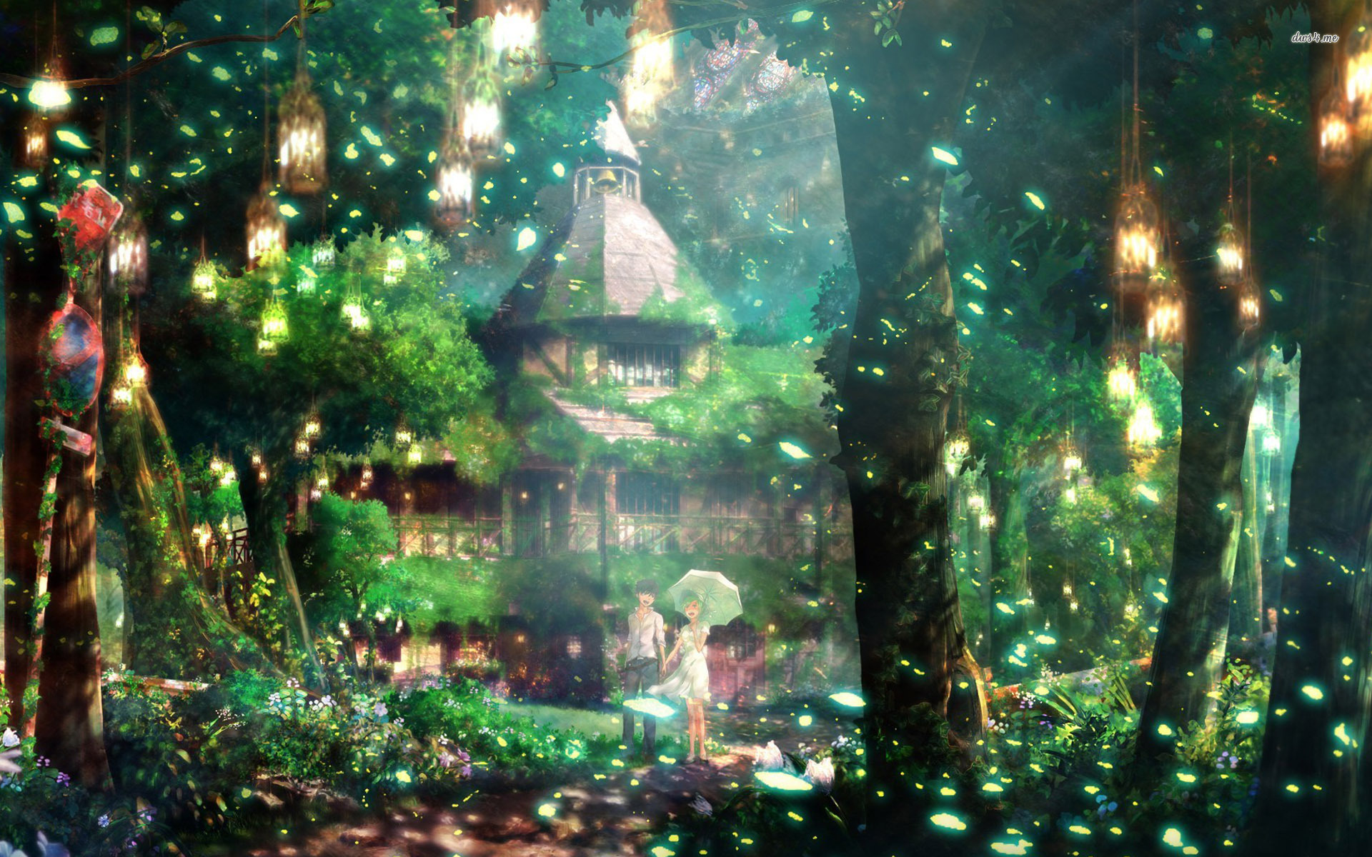 Magical forest wallpaper - Anime wallpapers - #8608
