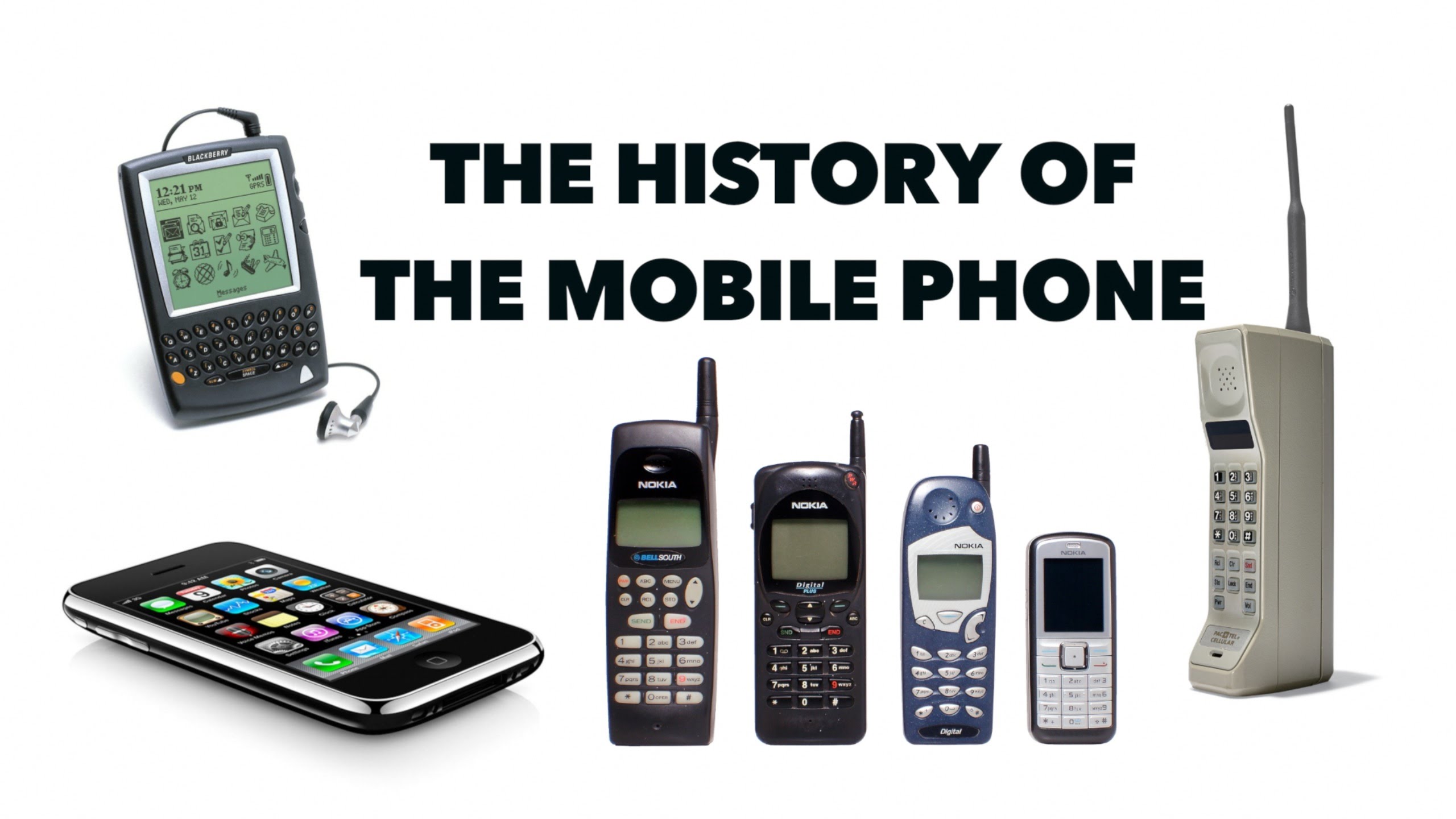 The History of the Mobile Phone - YouTube