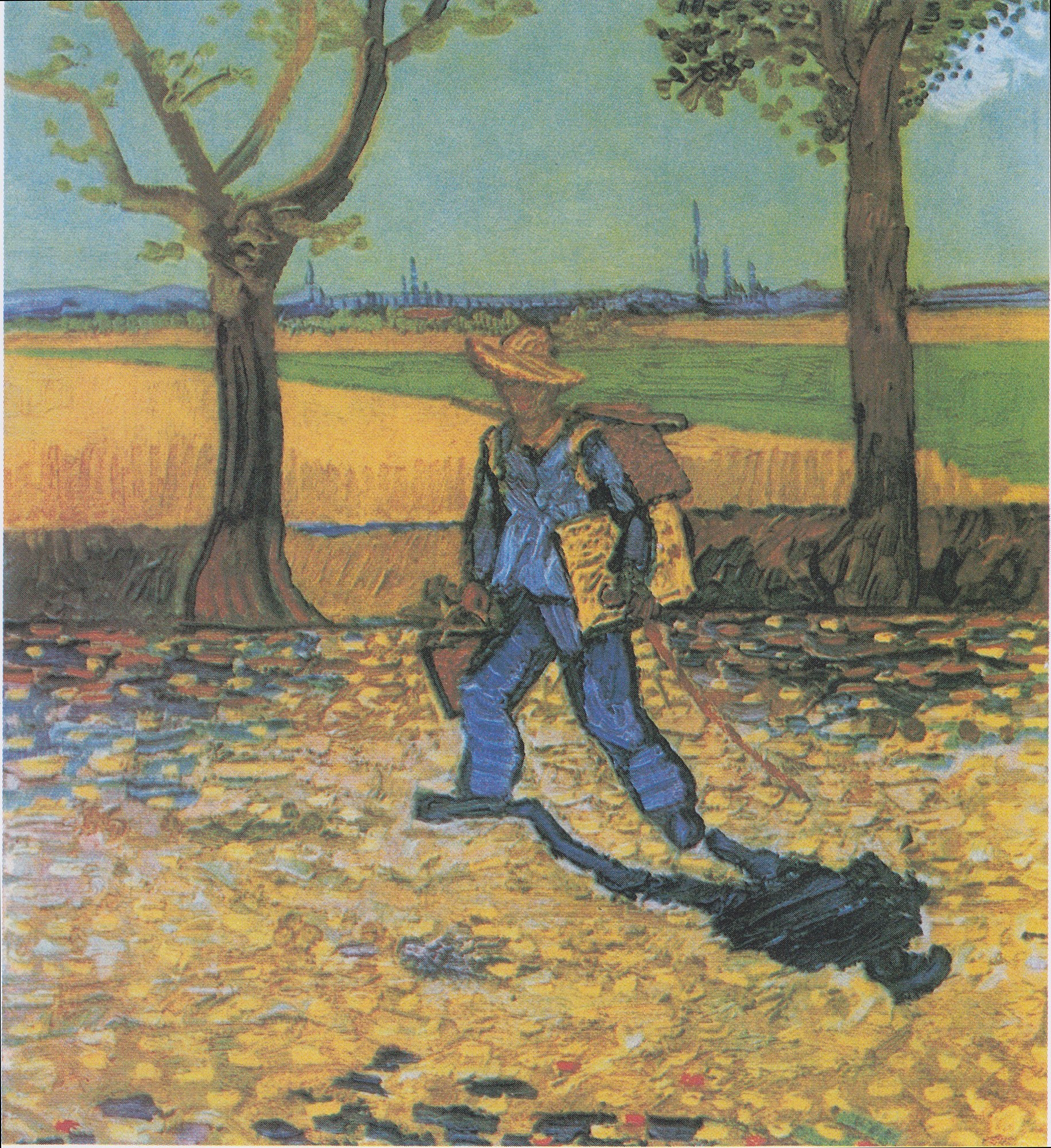The Painter on His Way to Work [Vincent van Gogh] | Sartle - See Art ...