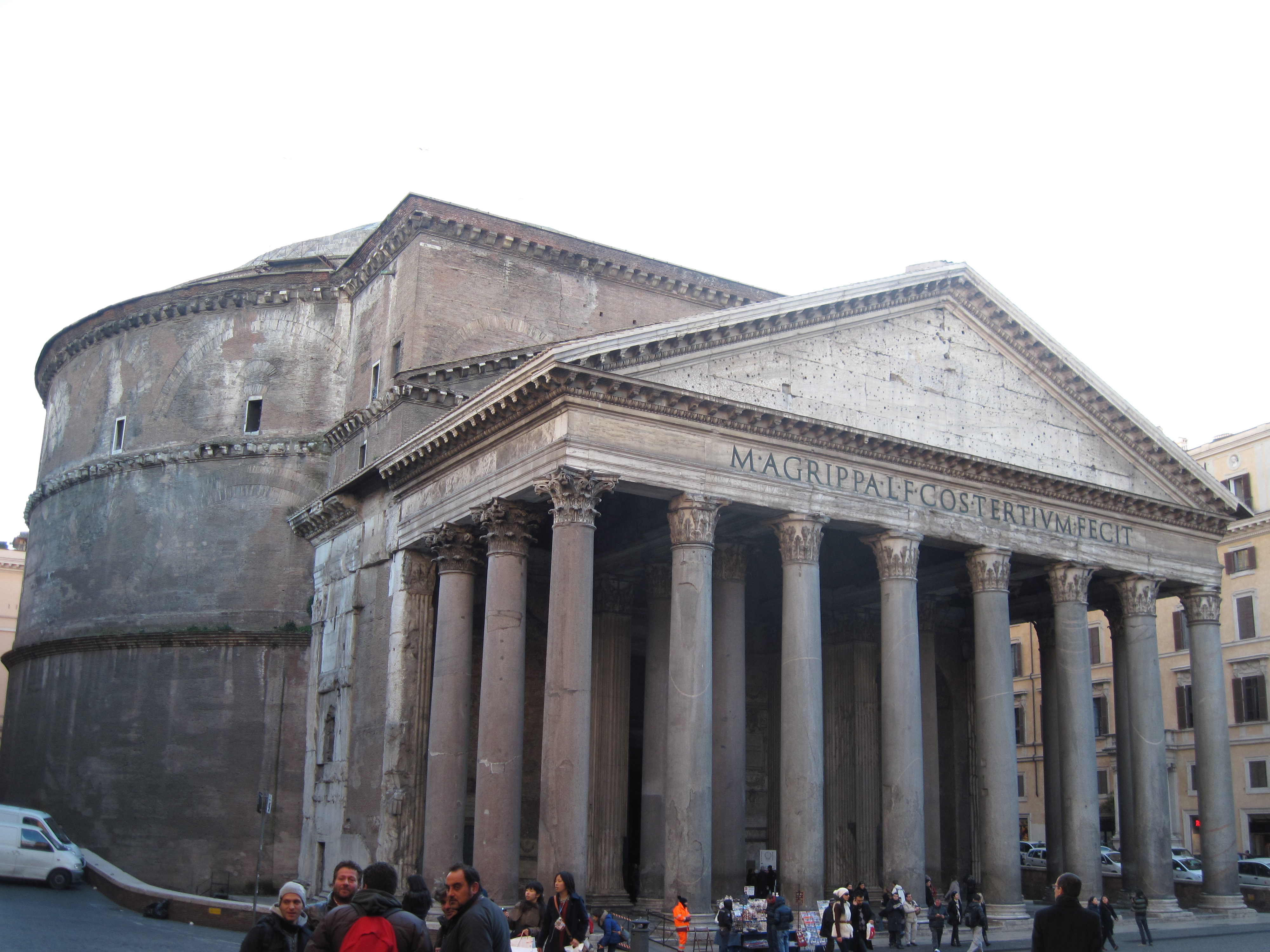 The pantheon in rome, italy photo