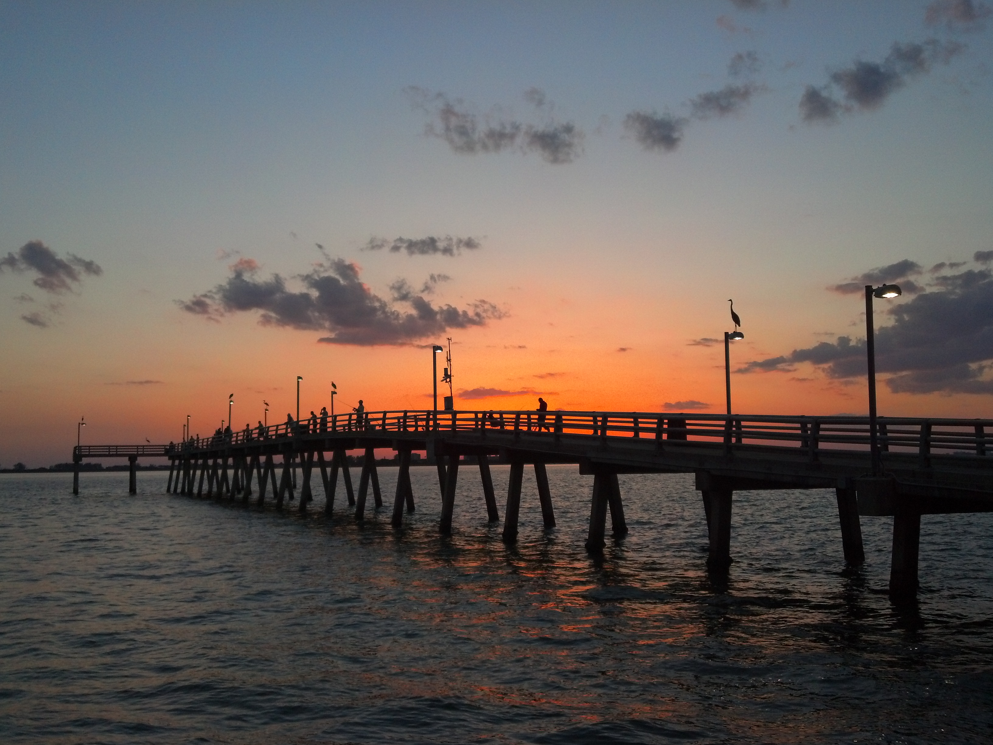 Spring Sunset at the Pier, Causeway Park