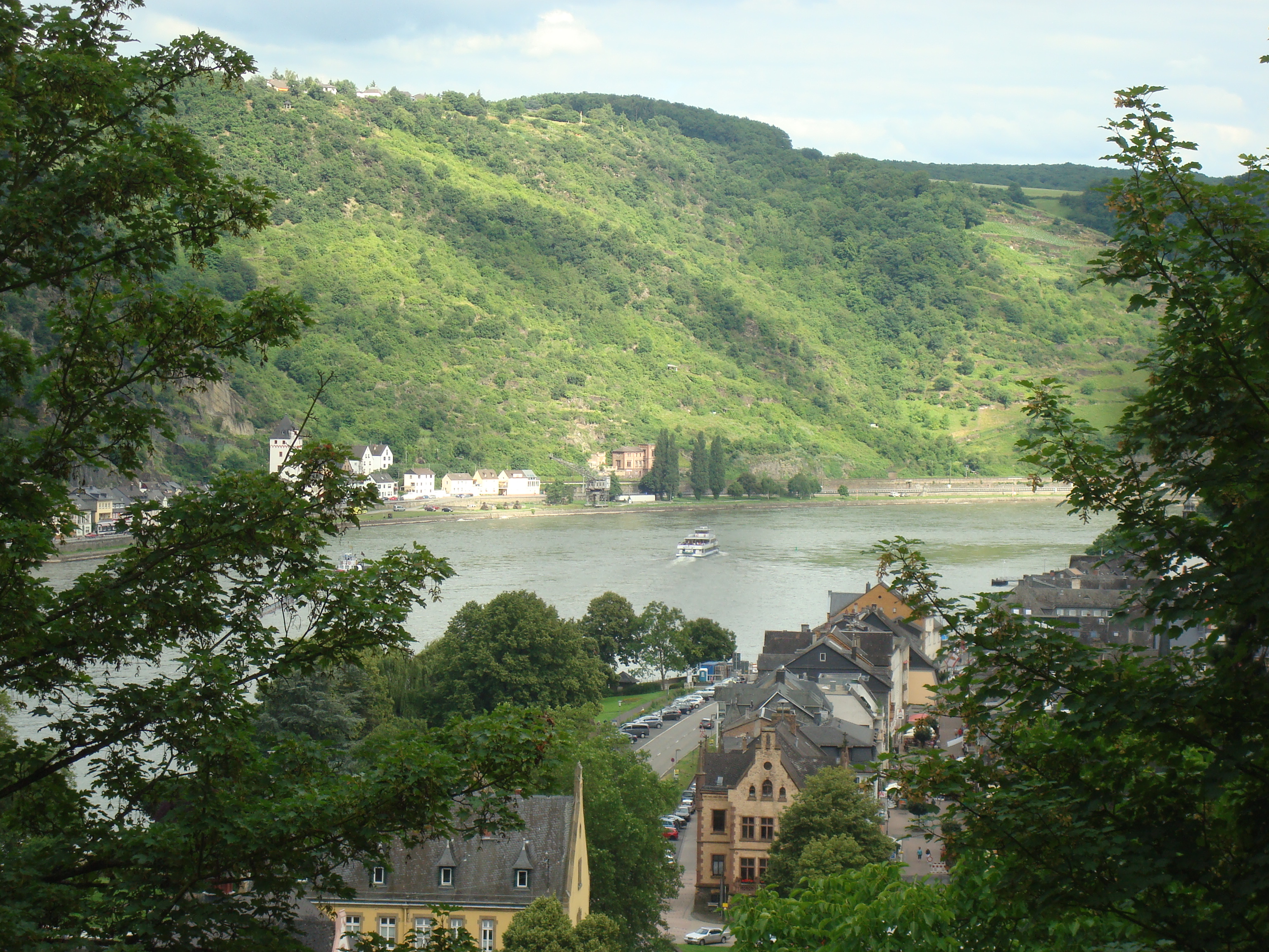 The rhine river in germany photo