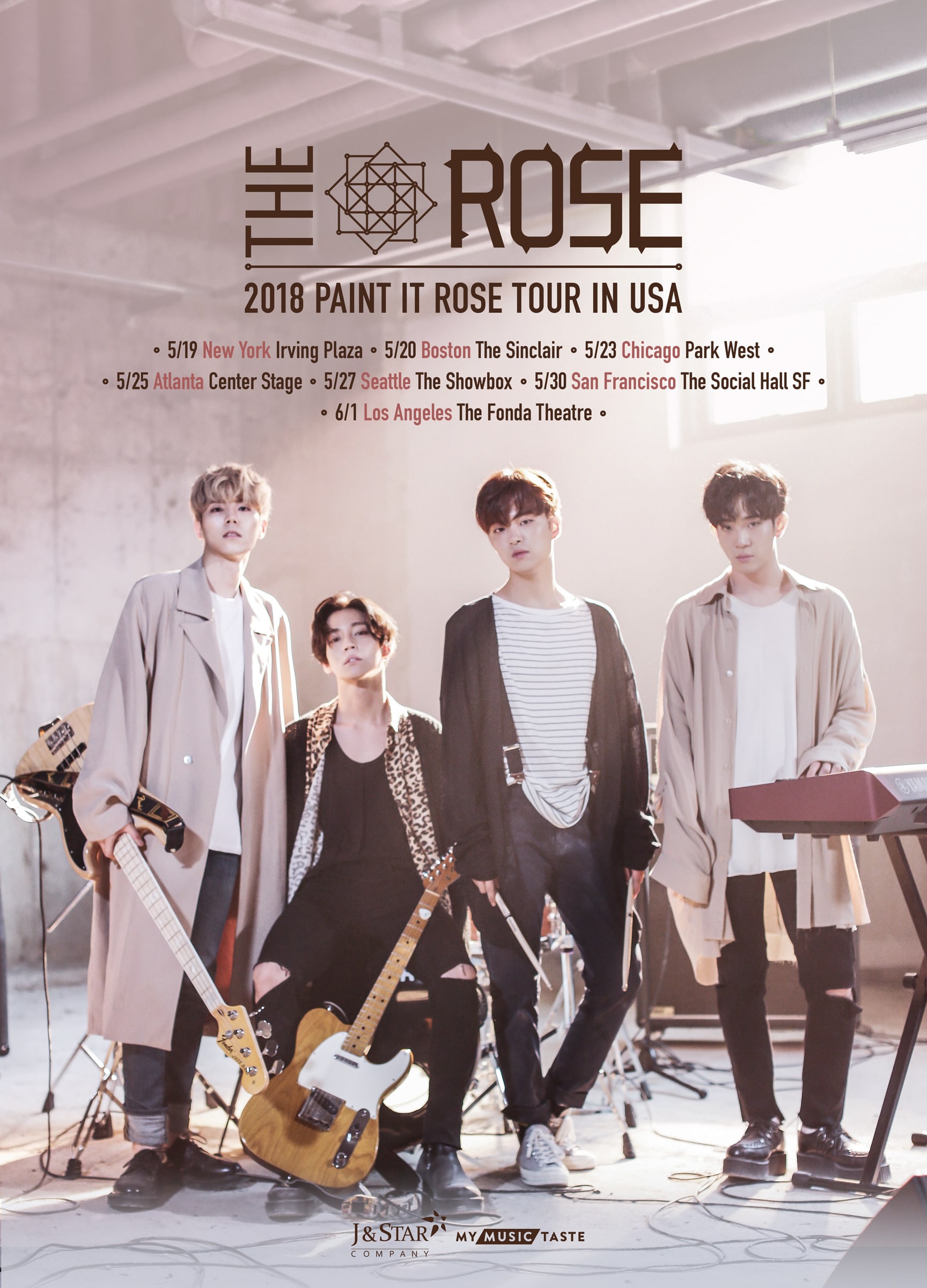 The Rose Announces U.S. Stops On World Concert Tour | Soompi