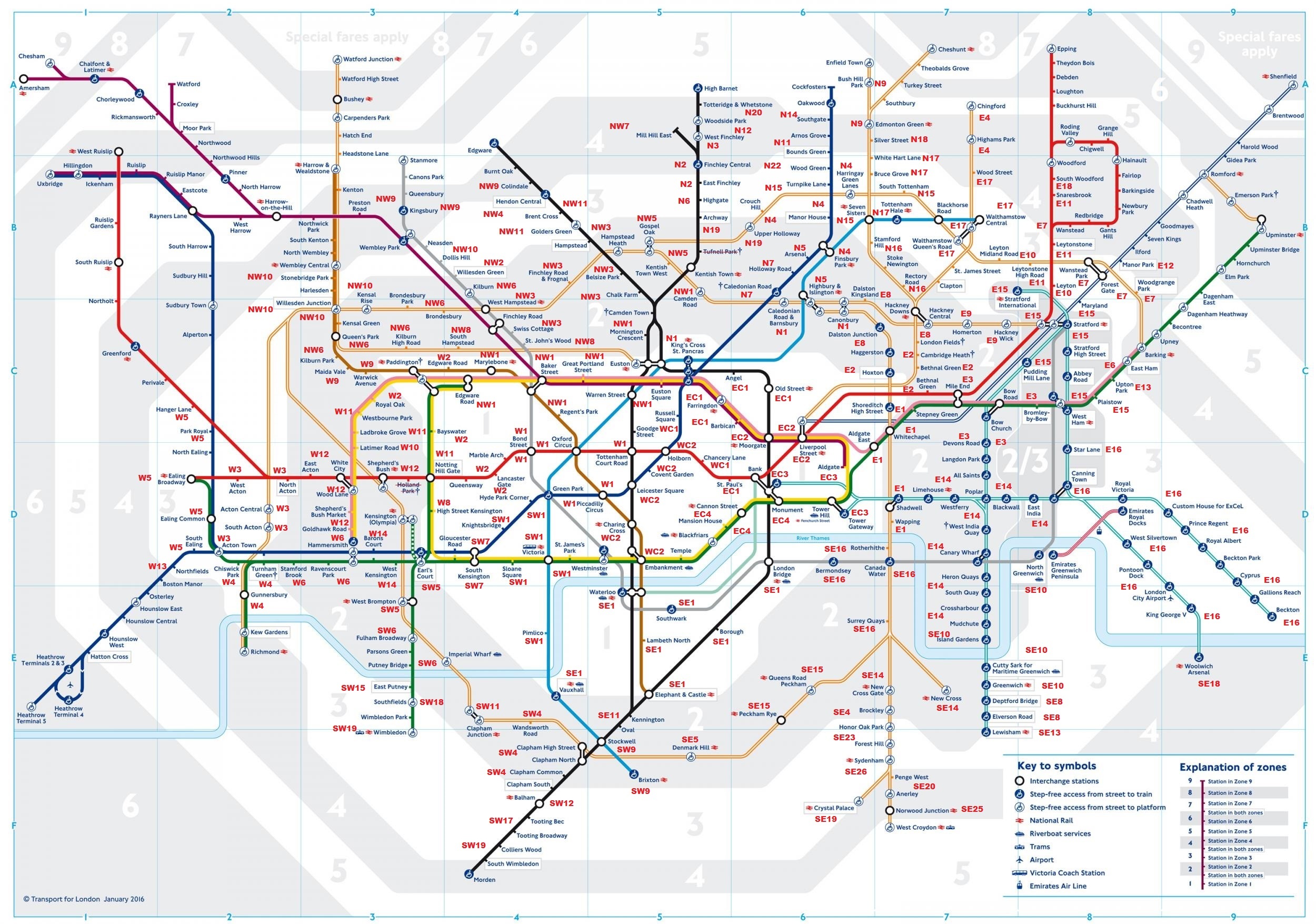 The Tube Map: Now With Added Postcodes | Londonist