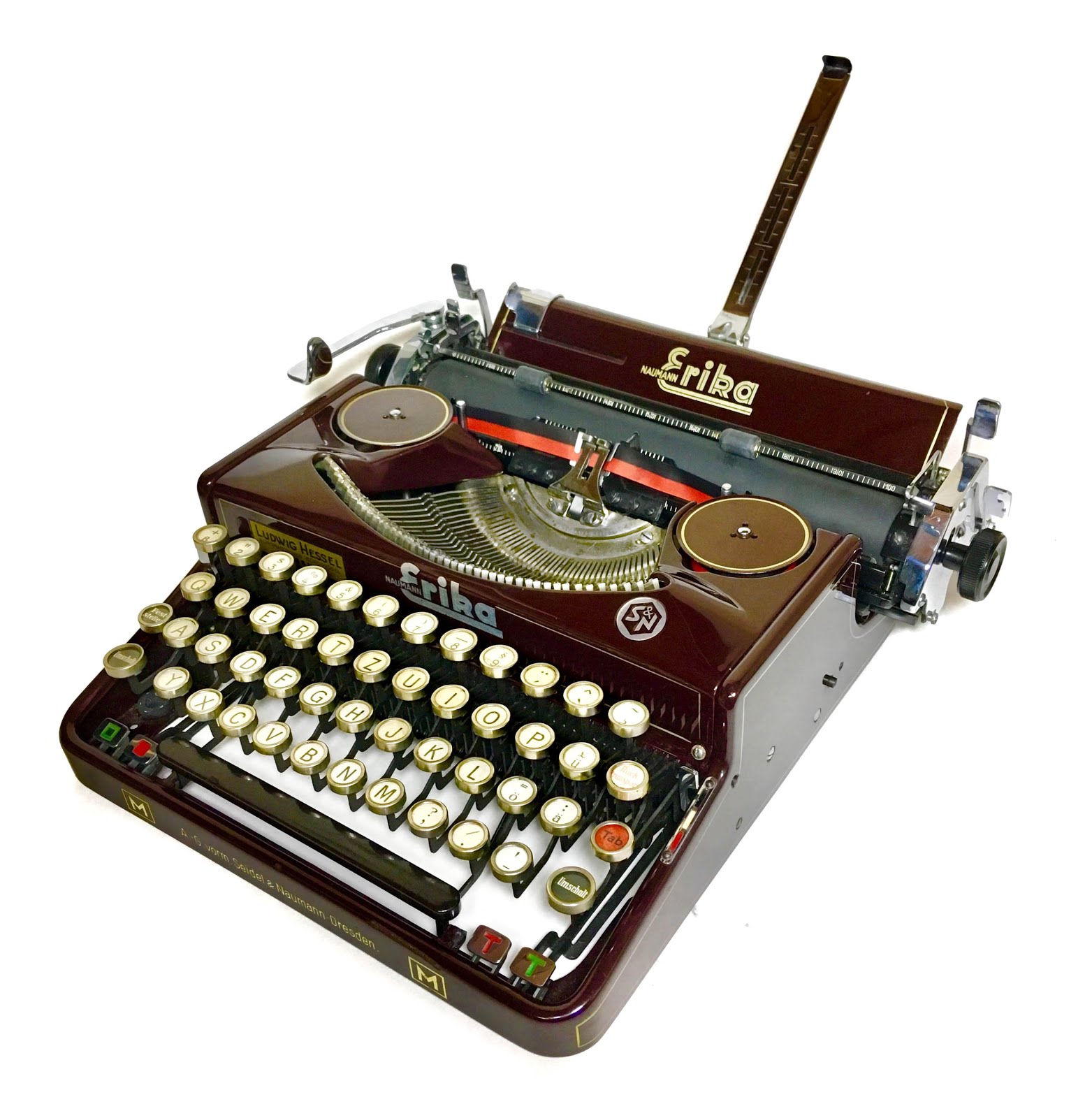 The Typewriter Revolution blog: An extra-special Erika M portable ...