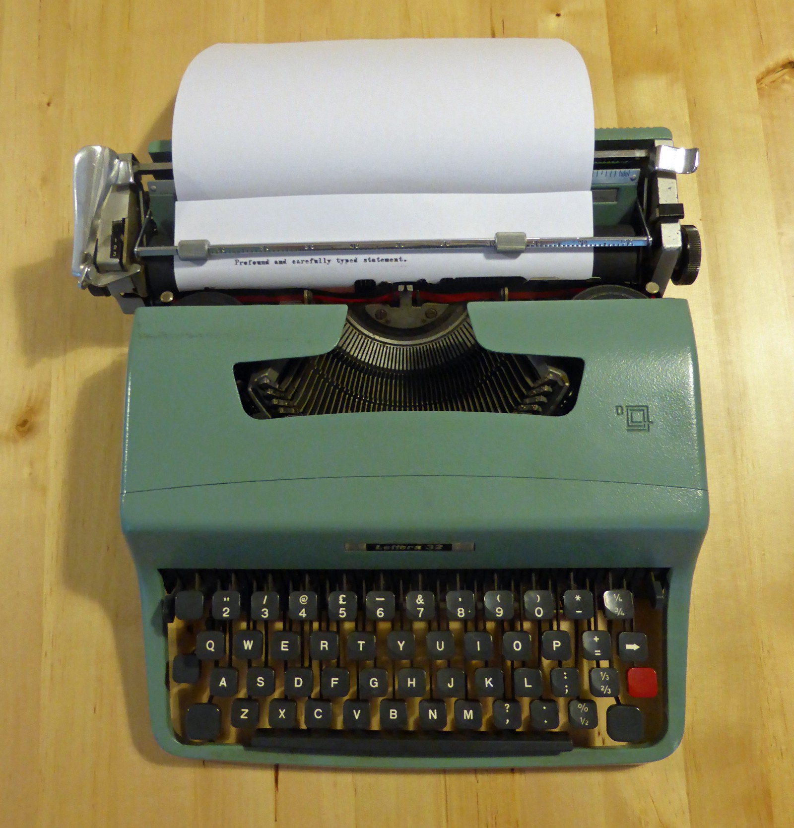 2: The Typewriter – Objects – Medium