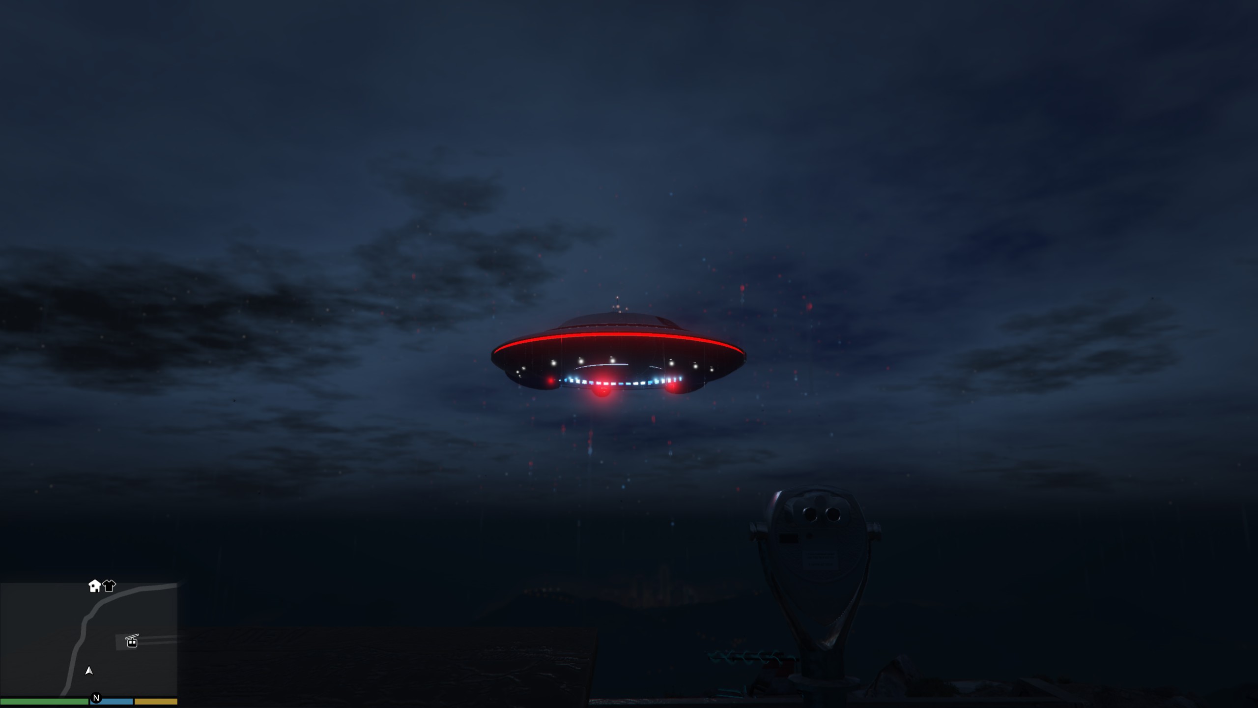 Strange/Neat Rain Effect at Chiliad UFO : chiliadmystery