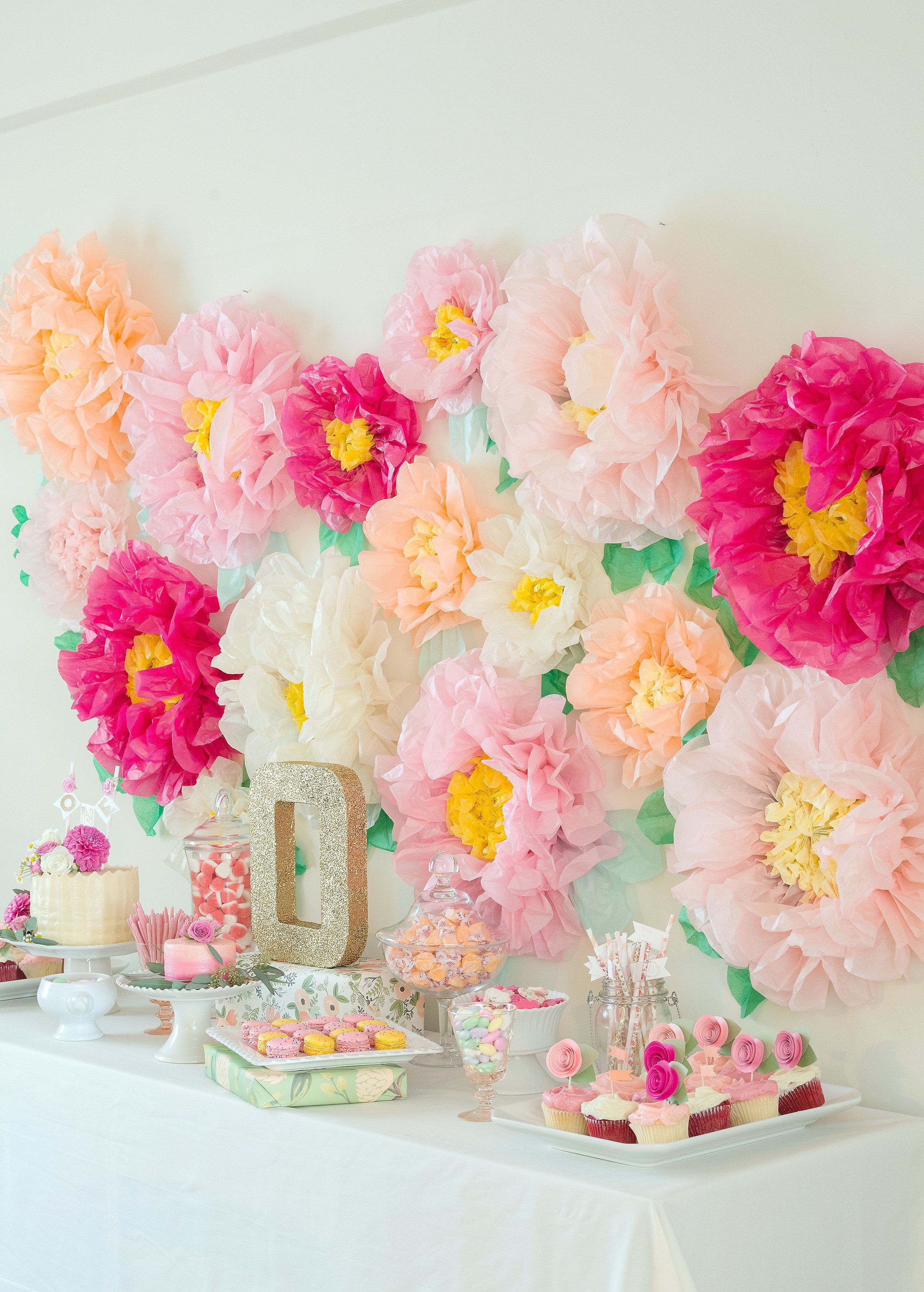 Garden Party First Birthday with the Ultimate Flower Backdrop