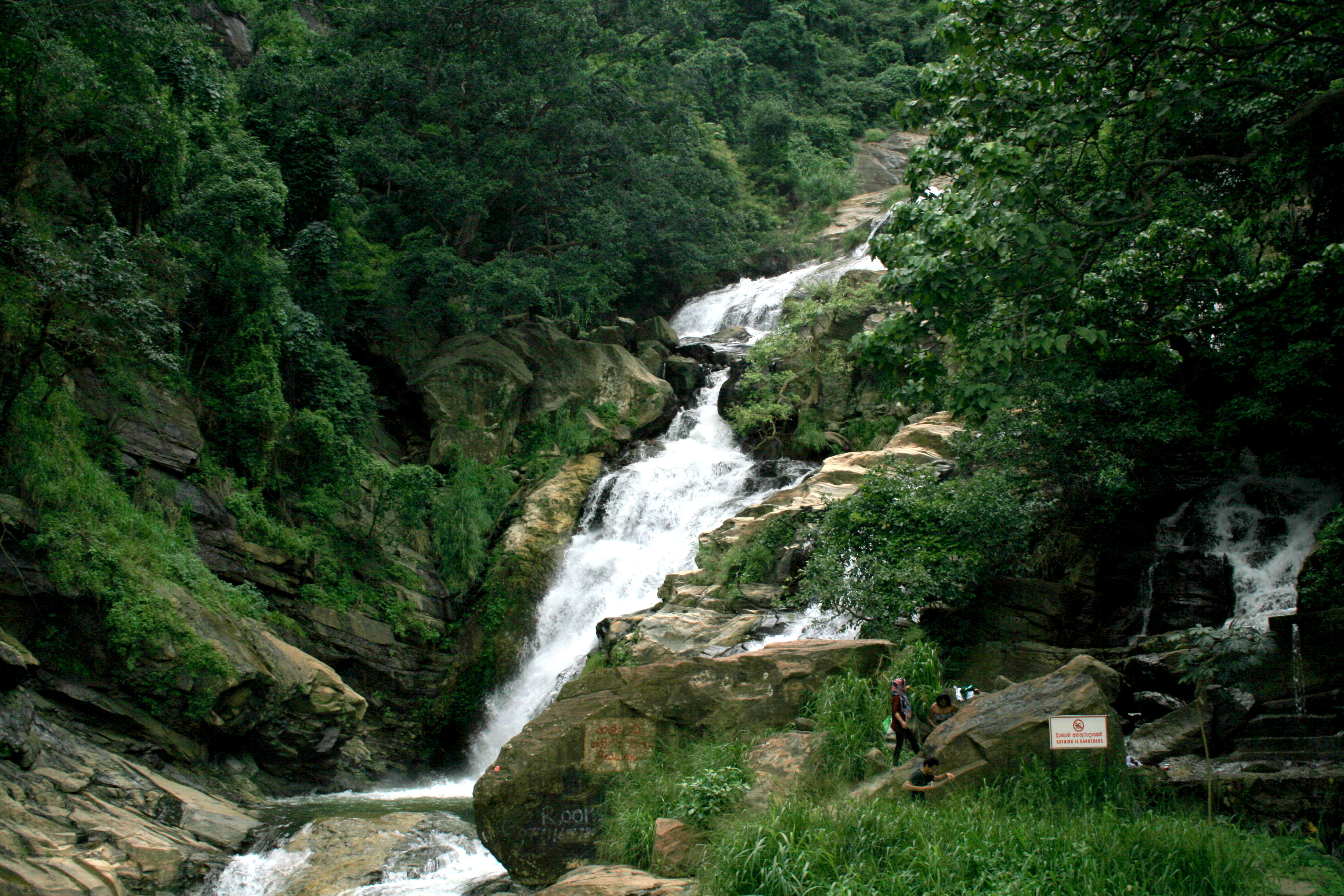 The Waterfall connected to King Rawana & Sita of the Legend Ramayana ...