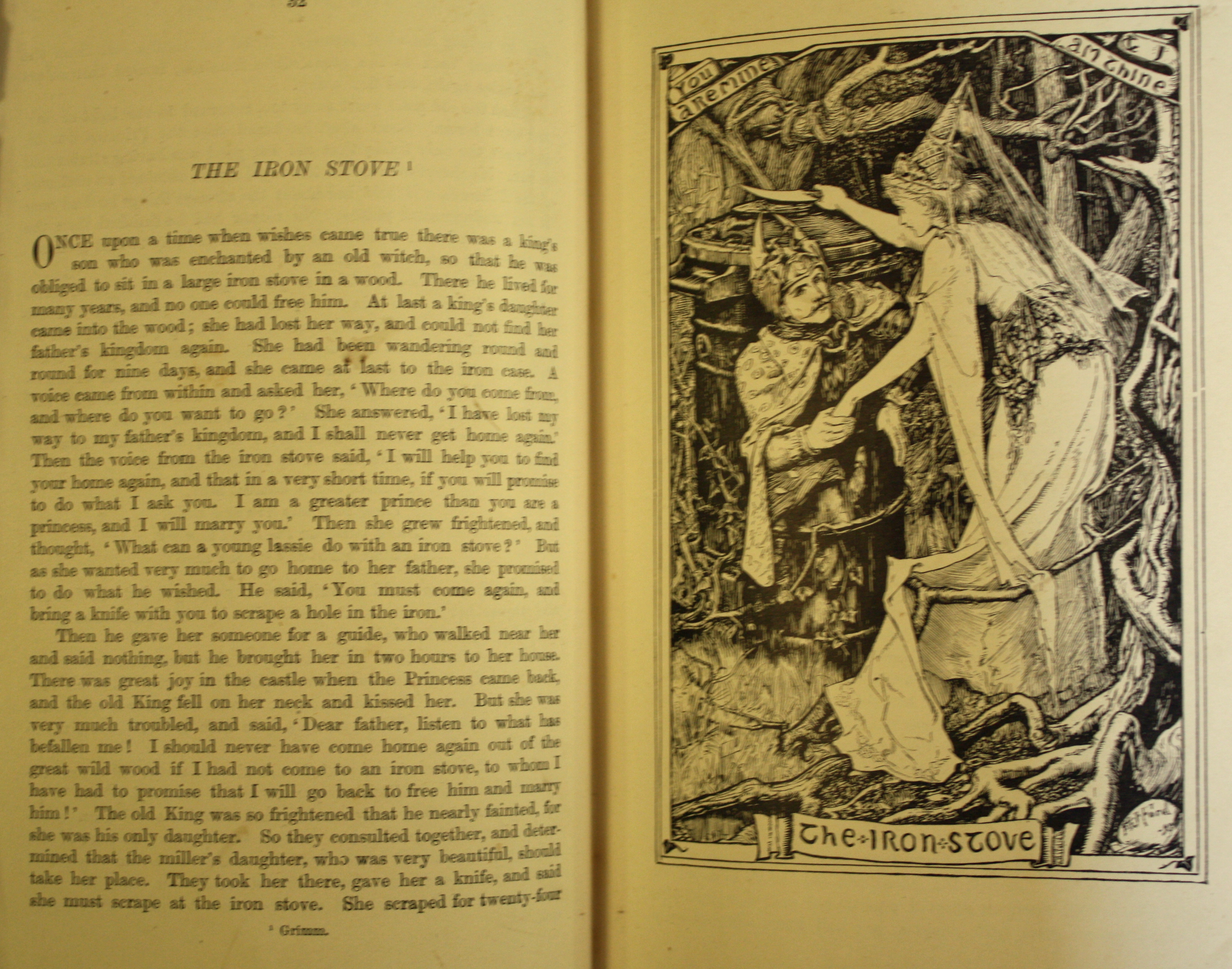 Nineteenth Century Fairy Tales - 'The Iron Stove', in <i>The Yellow ...