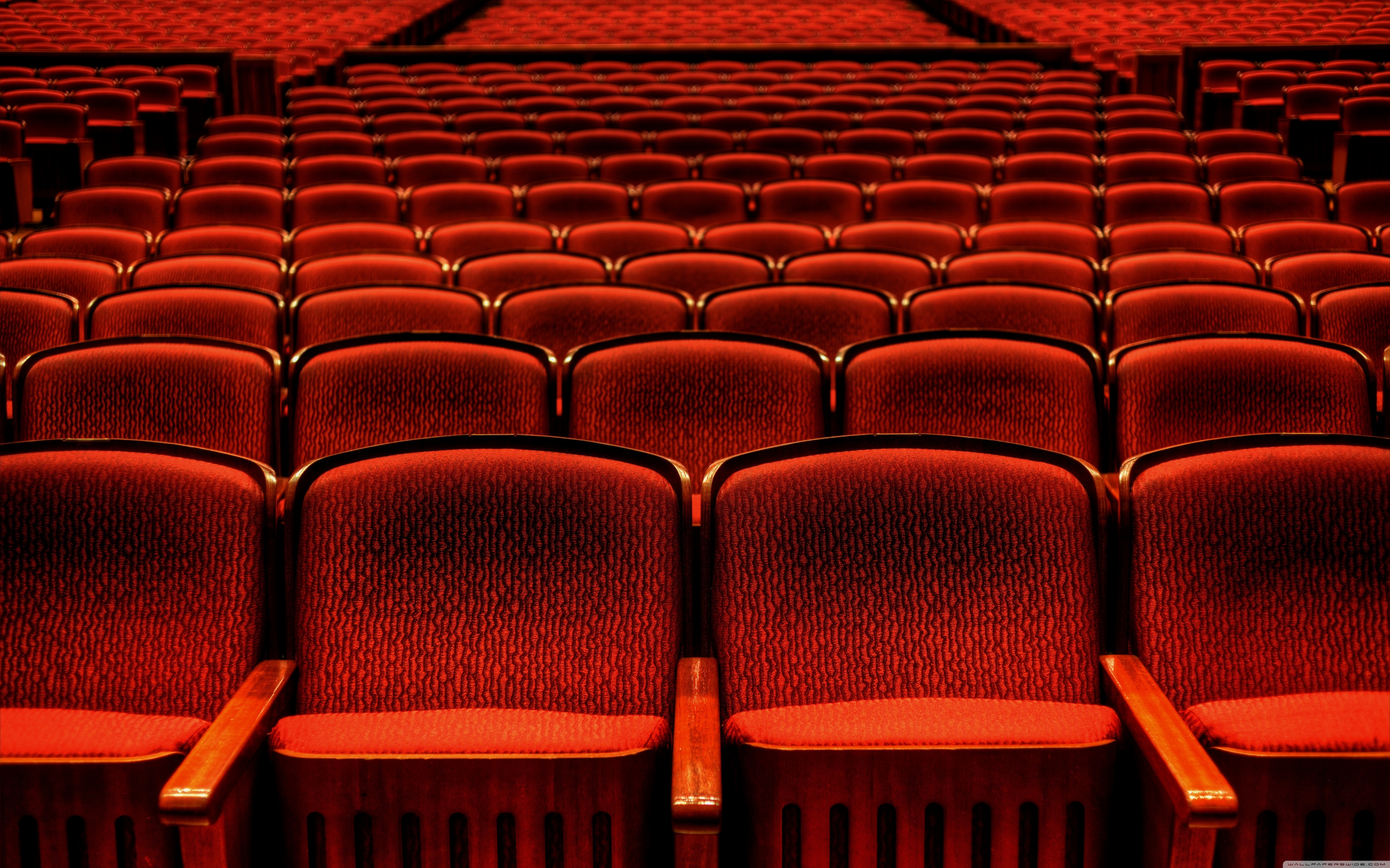 Red Theater Seats ❤ 4K HD Desktop Wallpaper for 4K Ultra HD TV ...