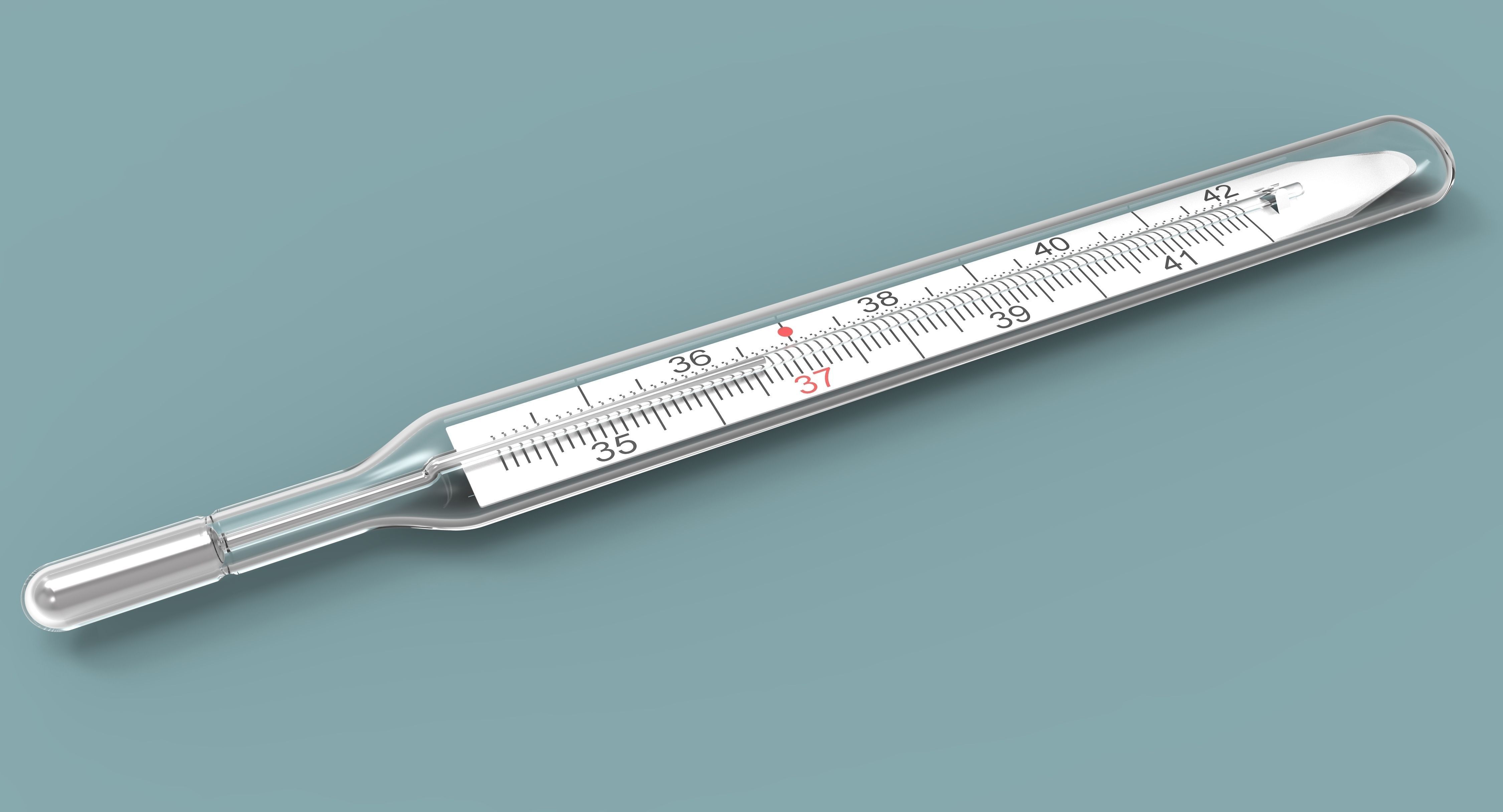 Medical thermometer 3D | CGTrader
