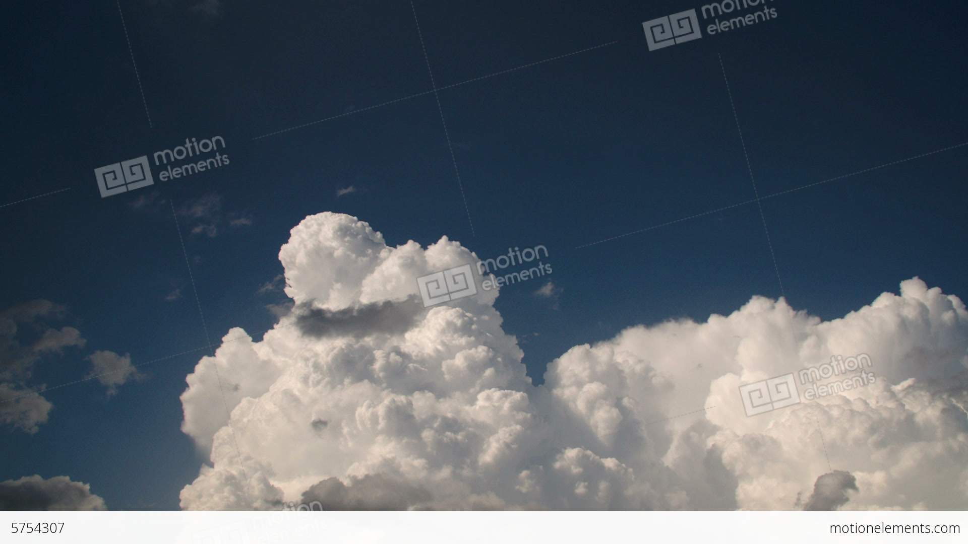 White Thick Cumulus Clouds FS700 4K Odyssey7Q Stock video footage ...