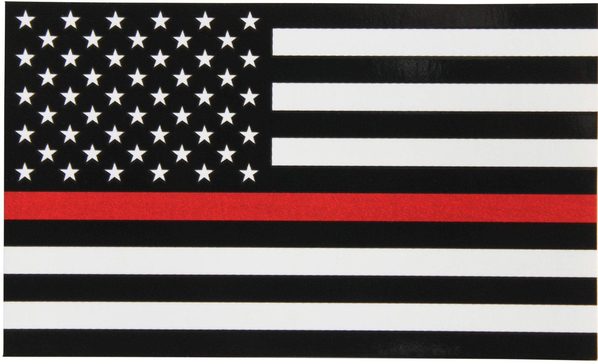 Thin Red Line Flag Decal - finelineflag