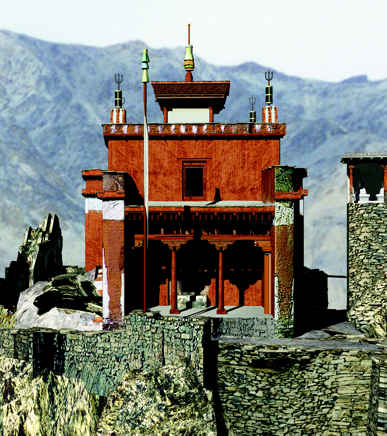 Tibetan Temples and Monastery Complexes - architectural Reflection ...