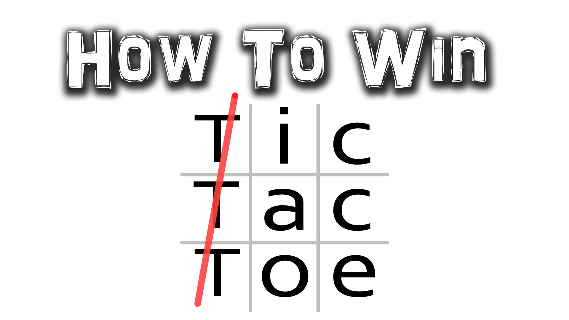 How to Win Tic Tac Toe Game - YouTube