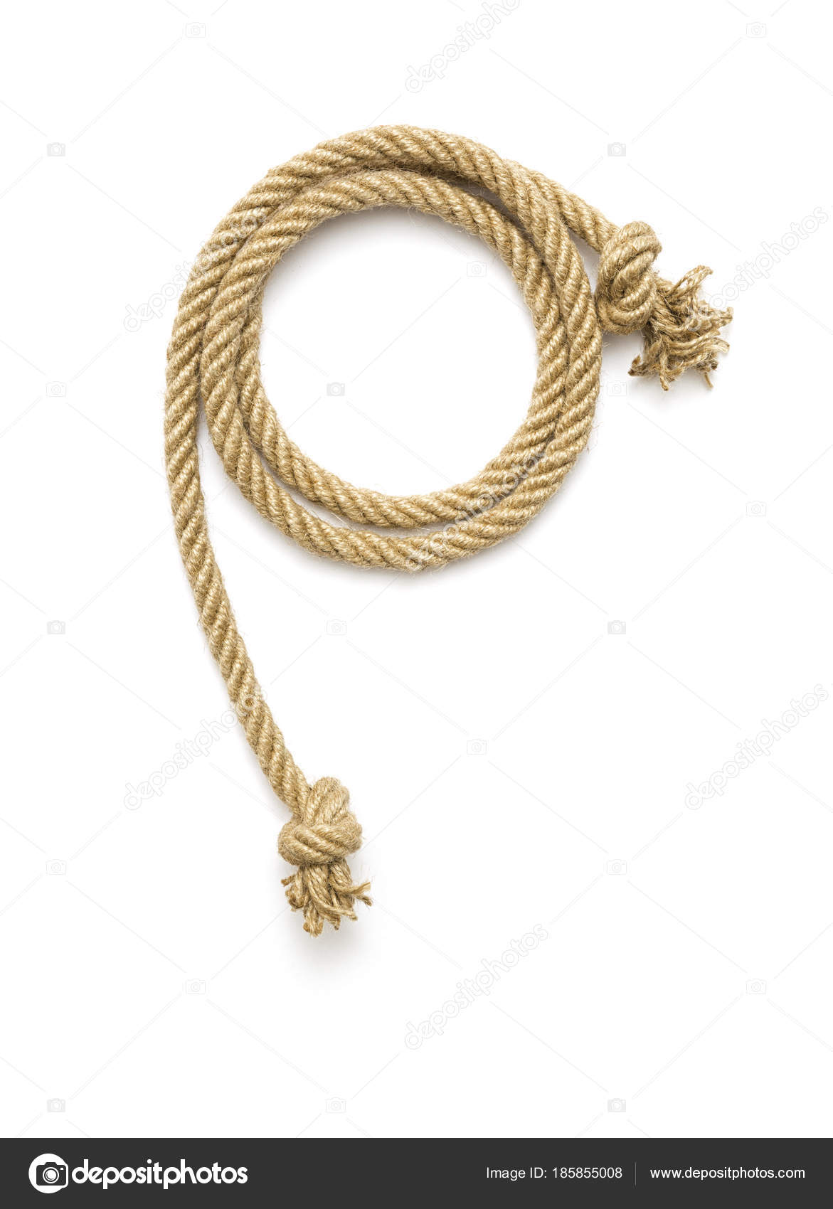 Ship rope tied with knot — Stock Photo © wabeno #185855008