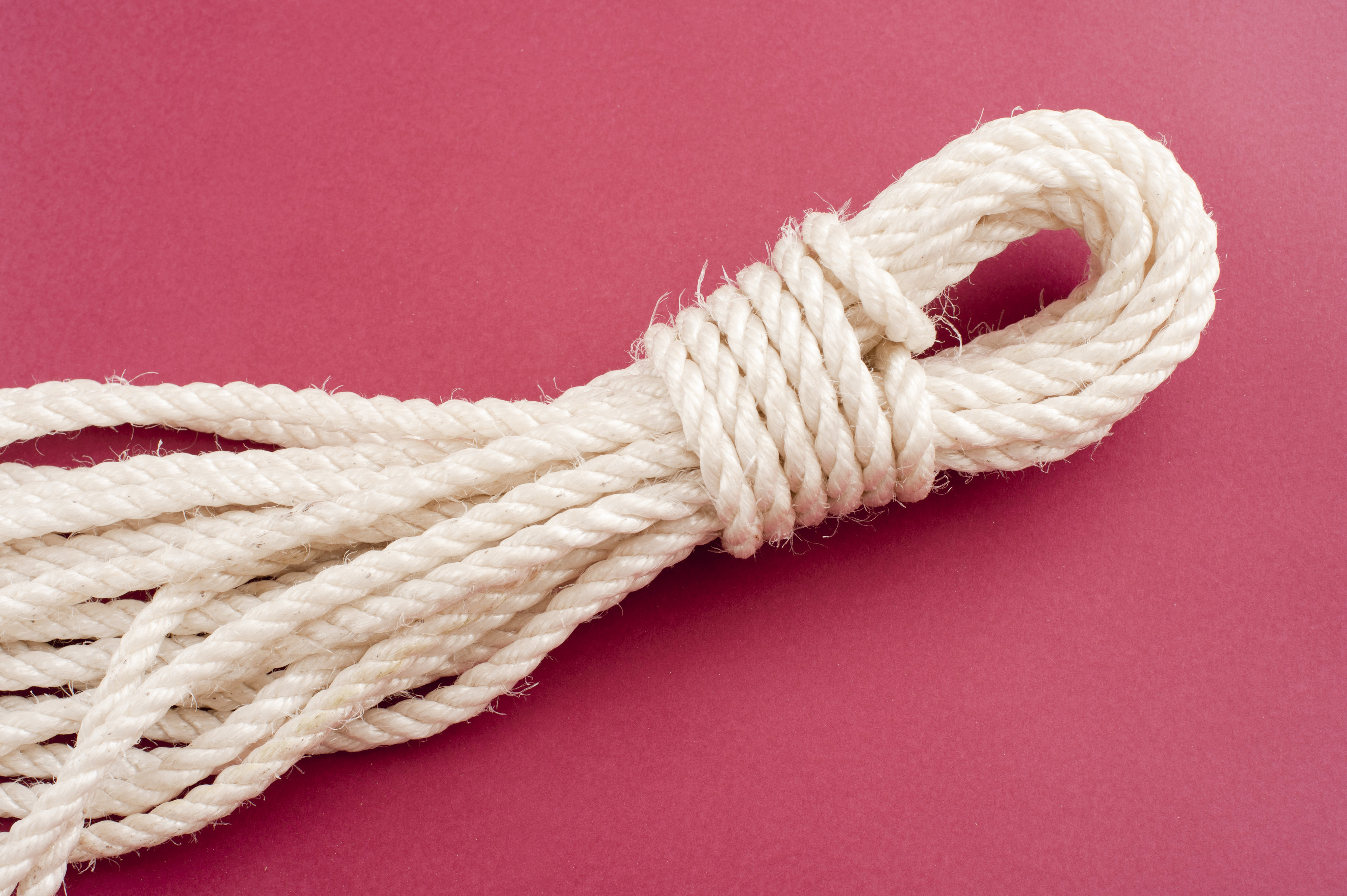 Image of Neatly coiled and tied rope | Freebie.Photography