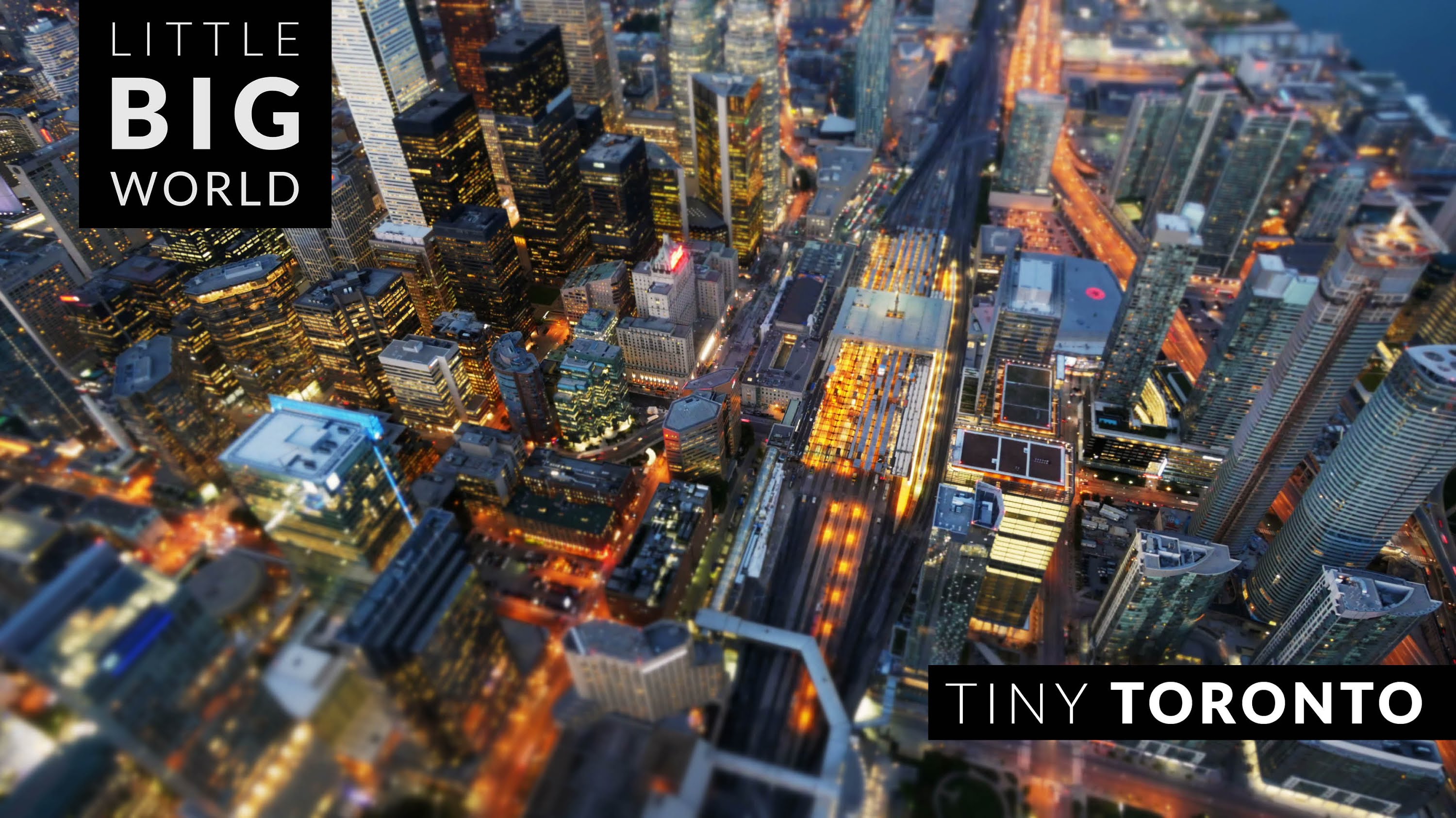 Tiny Toronto (Time Lapse - Tilt Shift - 4k) - YouTube