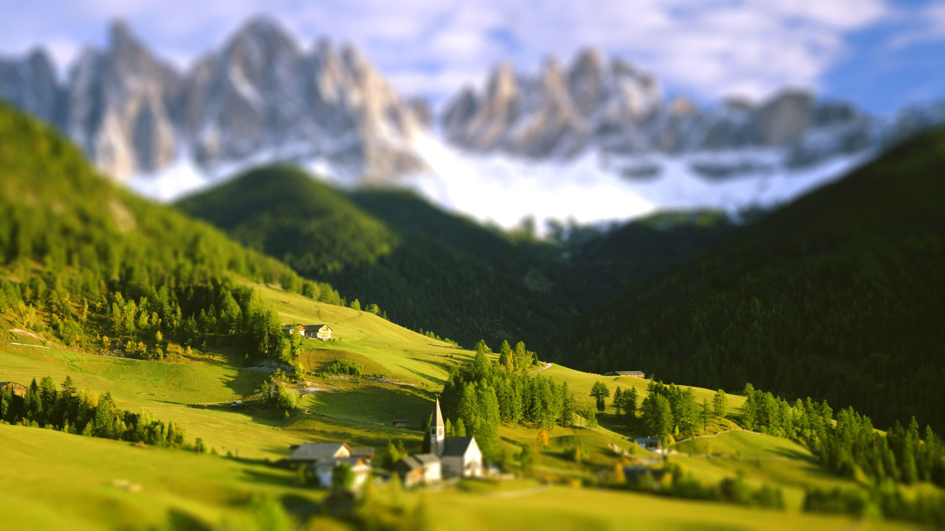 Tilt Shift Landscape HD Wallpaper | 1920x1080 | ID:57733 ...