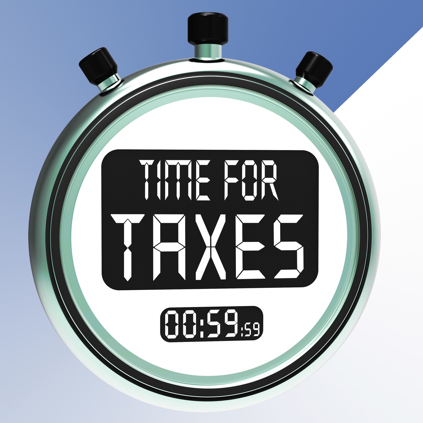 Time for taxes message meaning taxation due photo