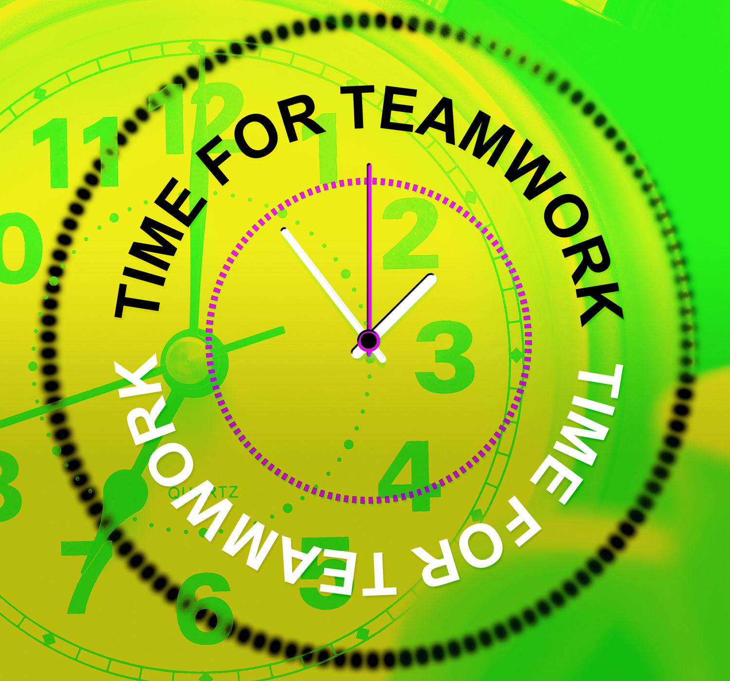 Time for teamwork represents networking group and organized photo