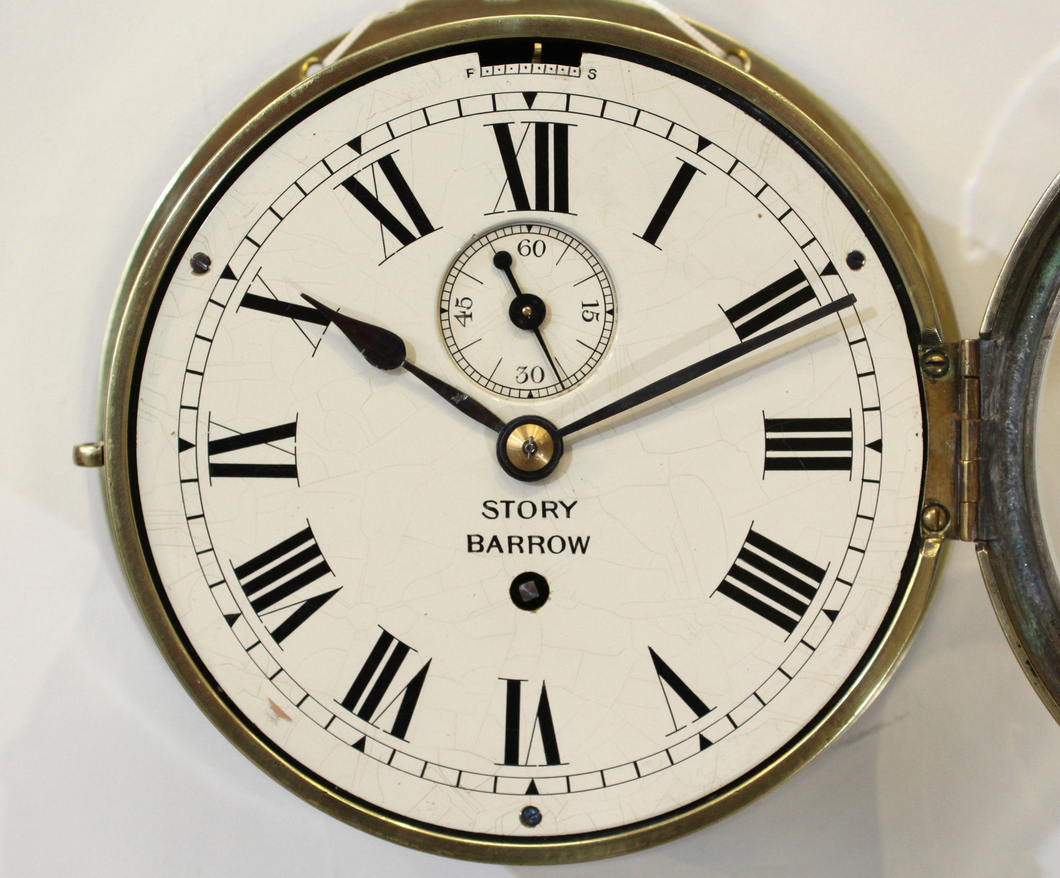 Antique Ships Clock Timepiece (c. 1890 England) from Carlton Clocks ...