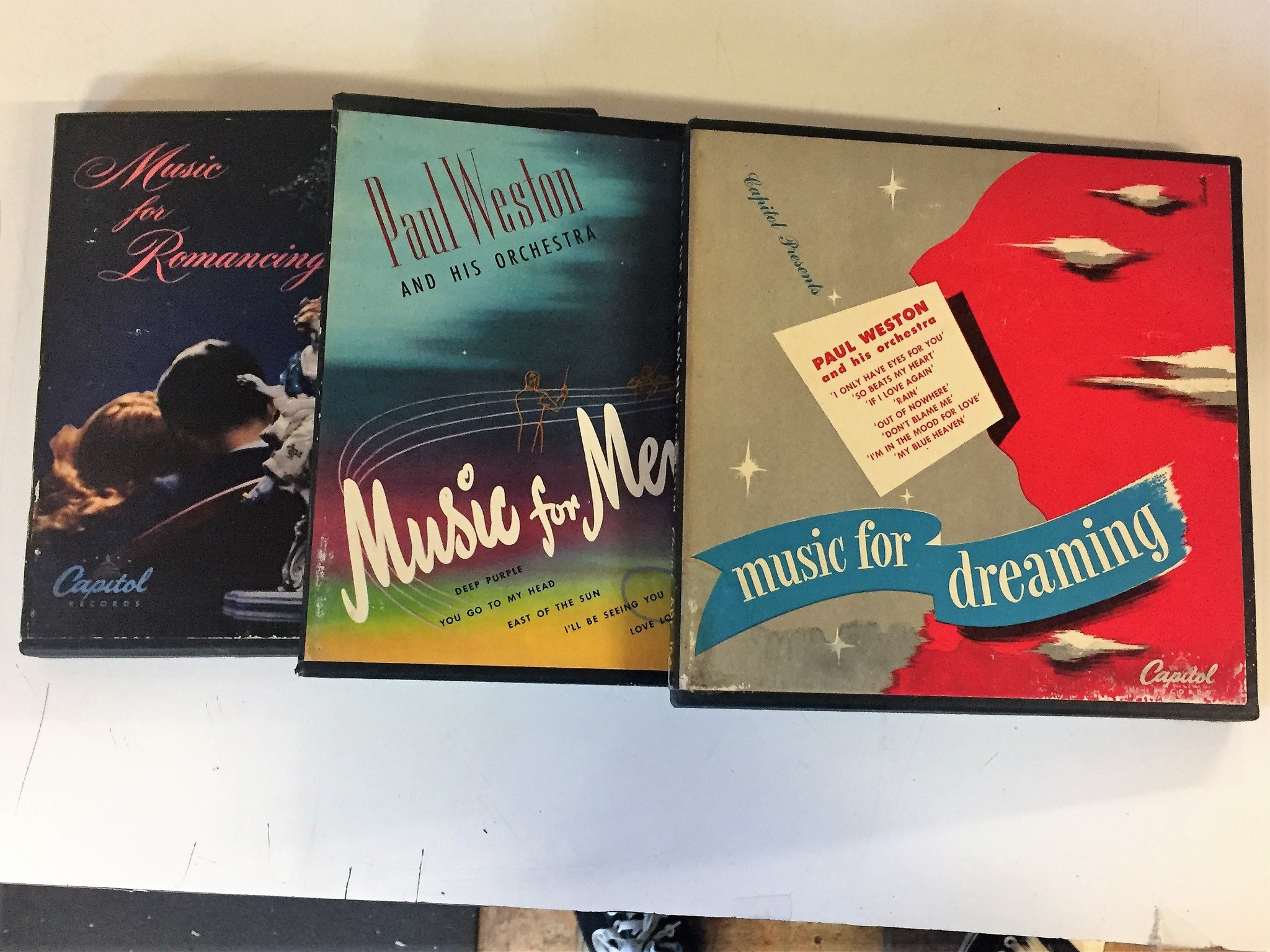 Vintage Paul Weston & His Orchestra 45's Set 3 Box Sets Dreaming ...