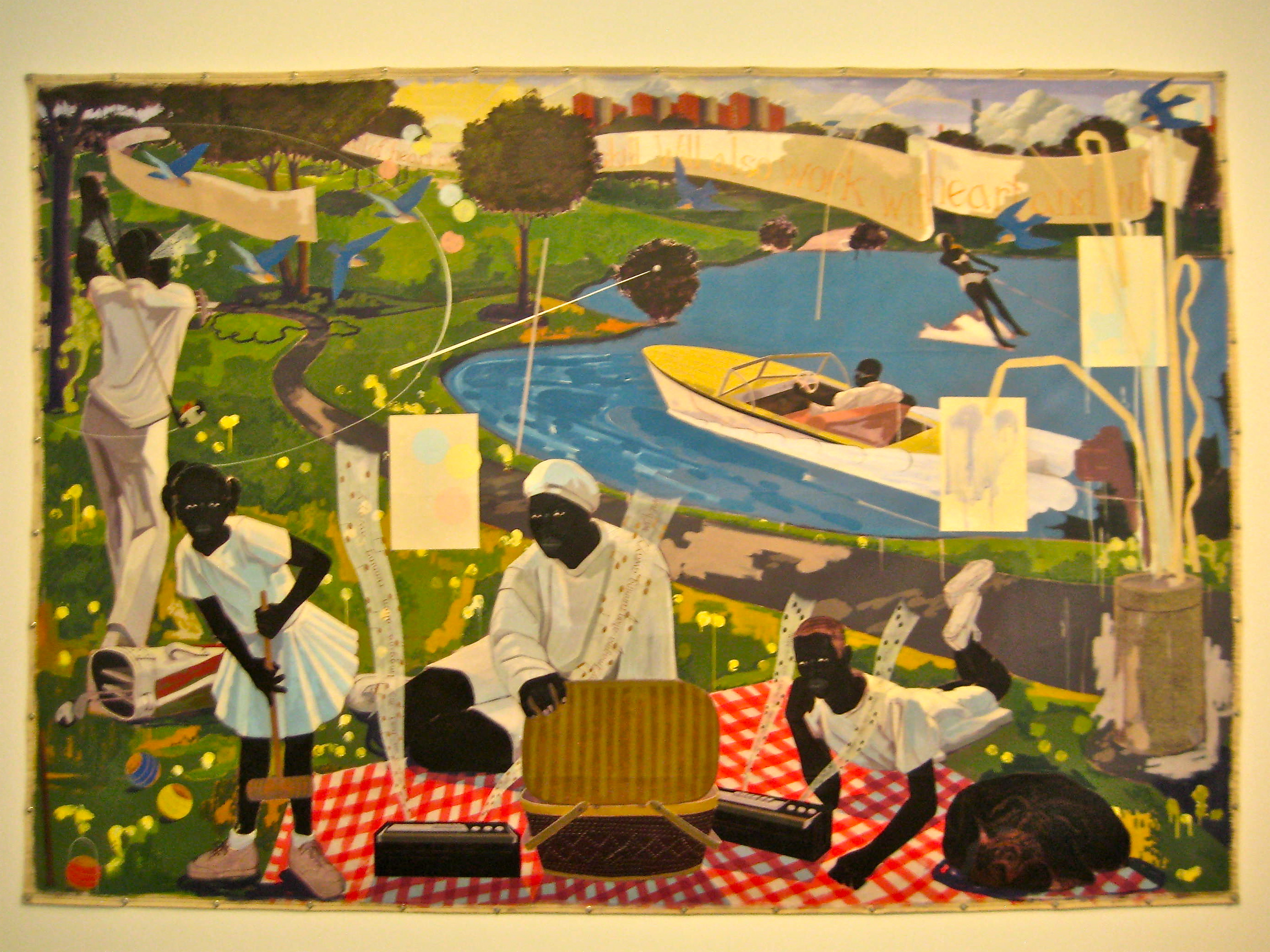 Glimpse of solace: Kerry James Marshall at MCA | Solace in a Book