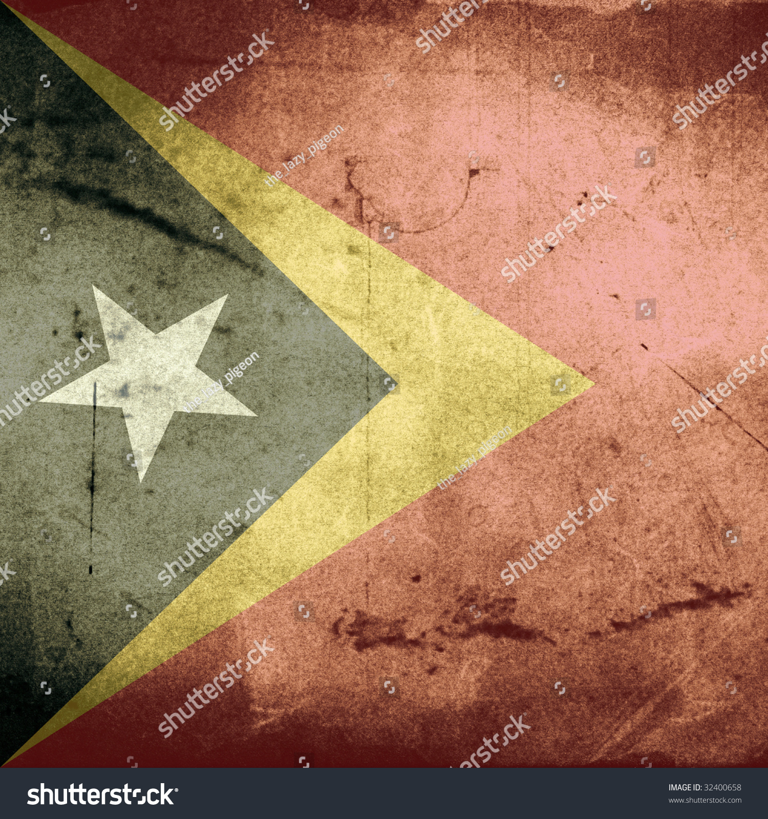 Grunge Flag Timor Leste Stock Illustration 32400658 - Shutterstock