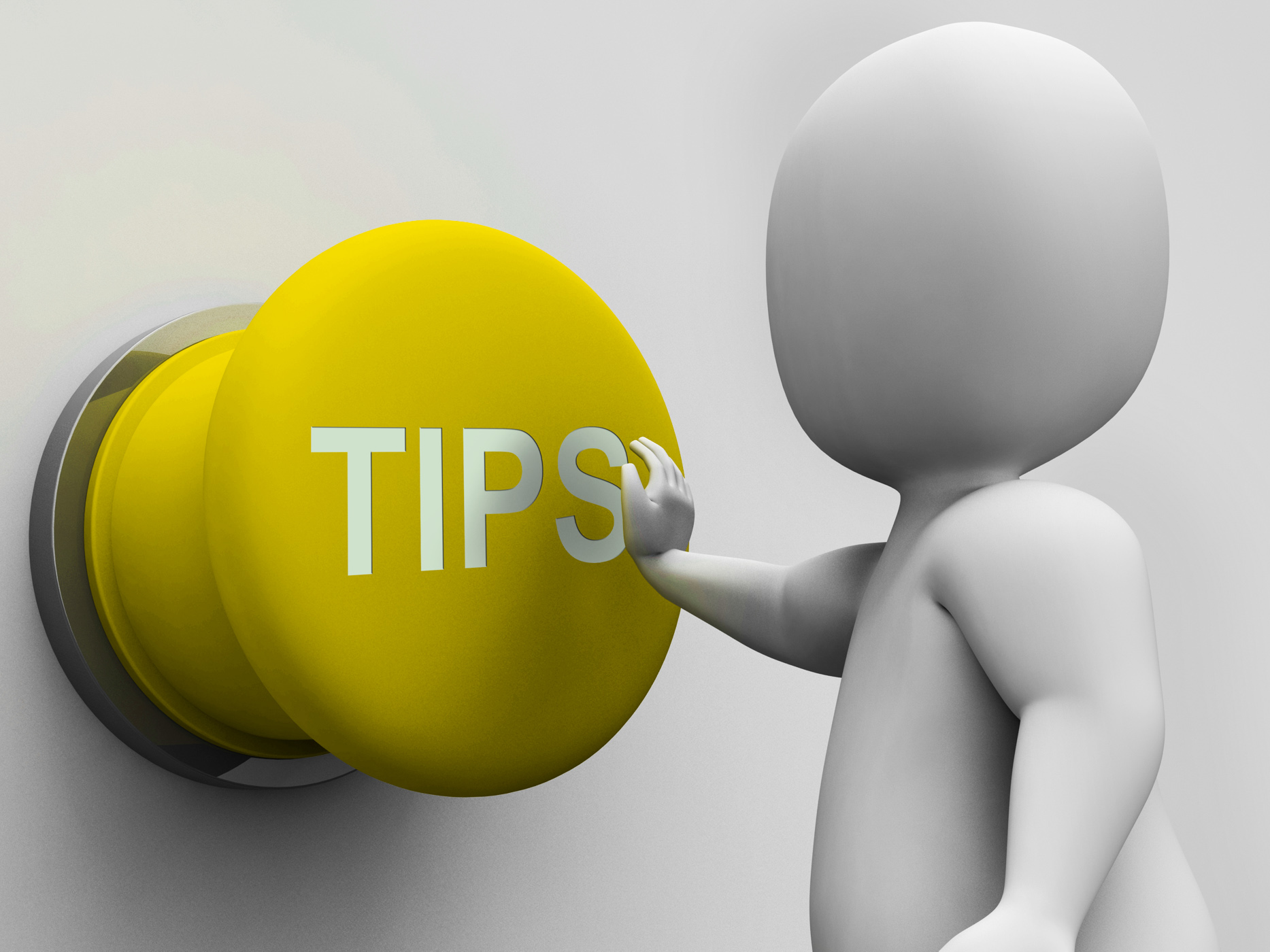 Tips button shows hints guidance and advice photo