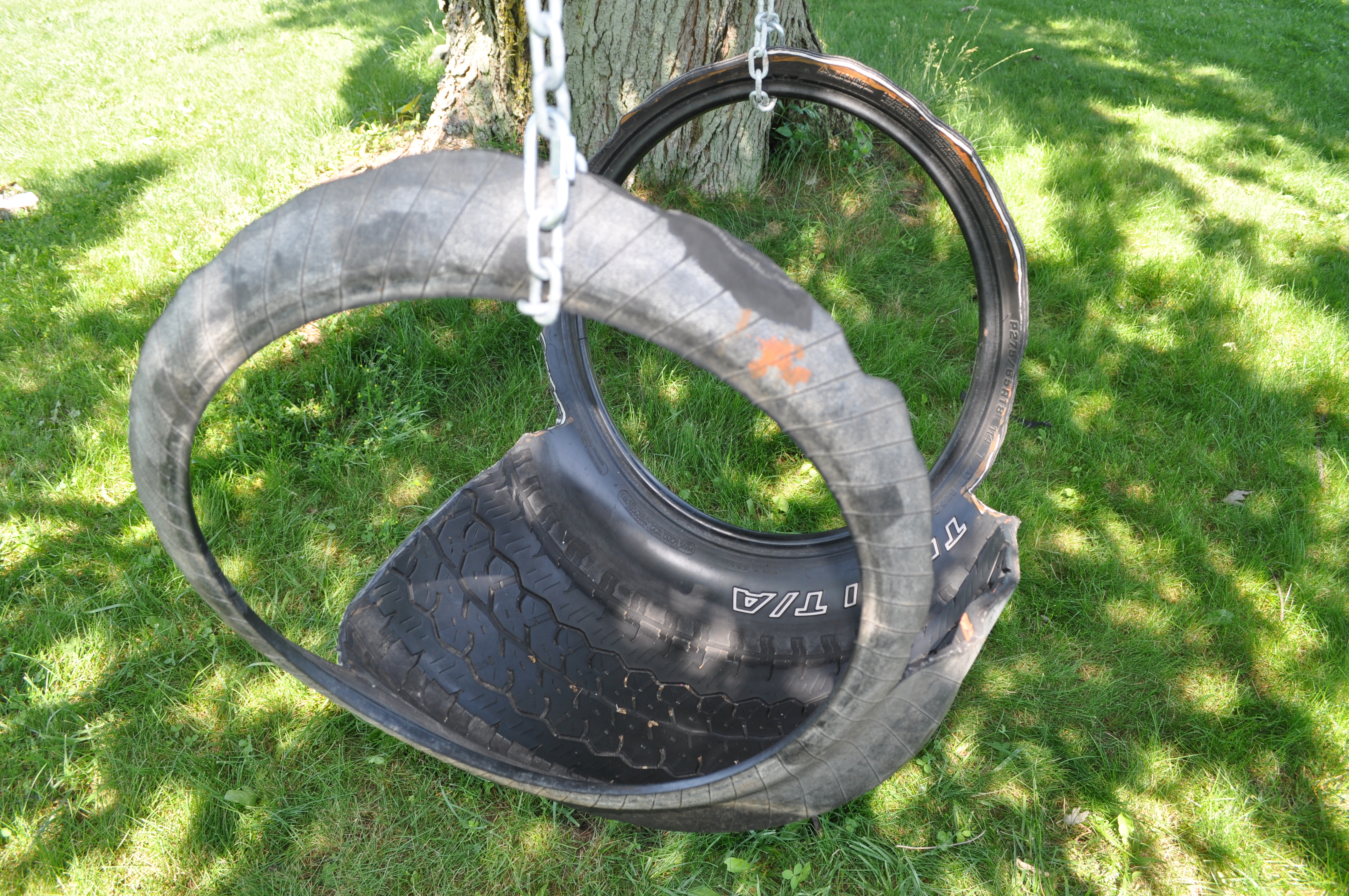 Tire swing seat – Cupcakes and Sandcastles