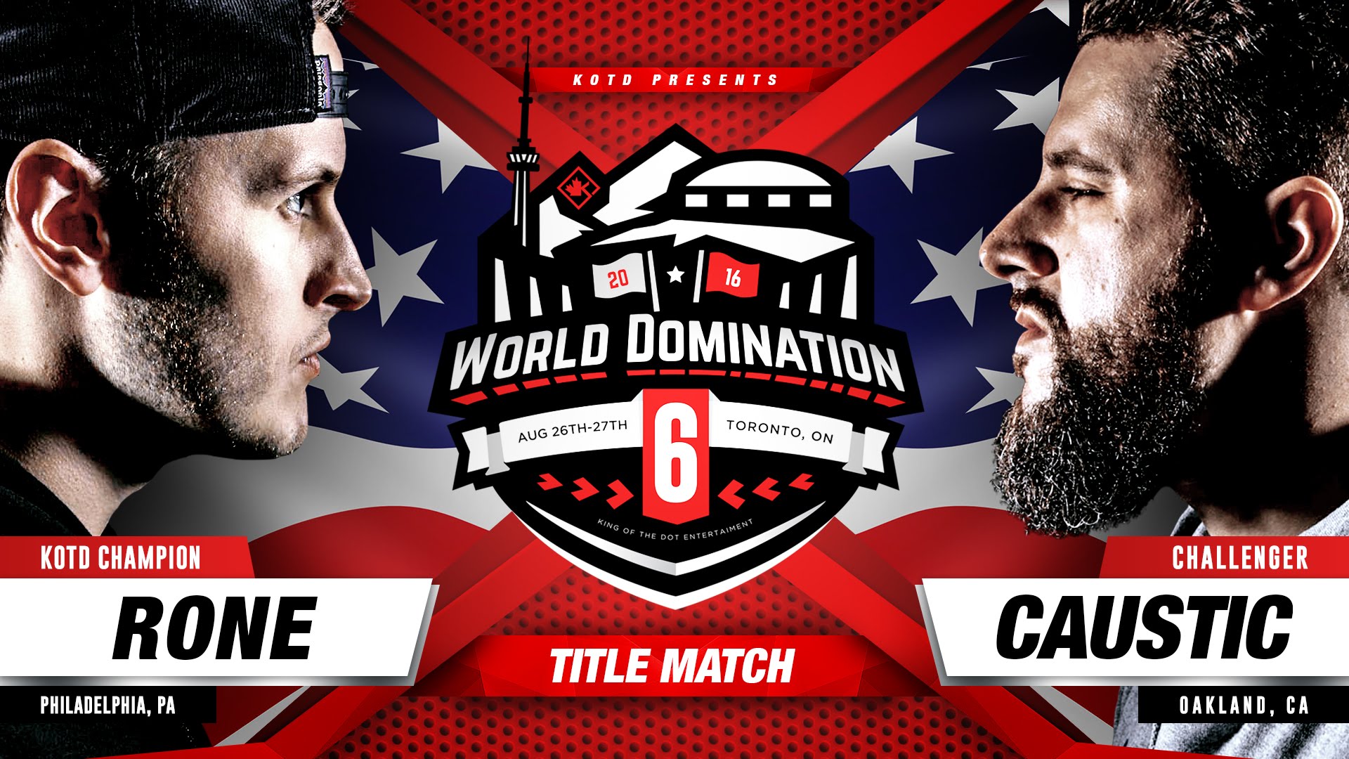 KOTD - Rap Battle - Rone vs Caustic (Title Match) | #WD6ix - YouTube