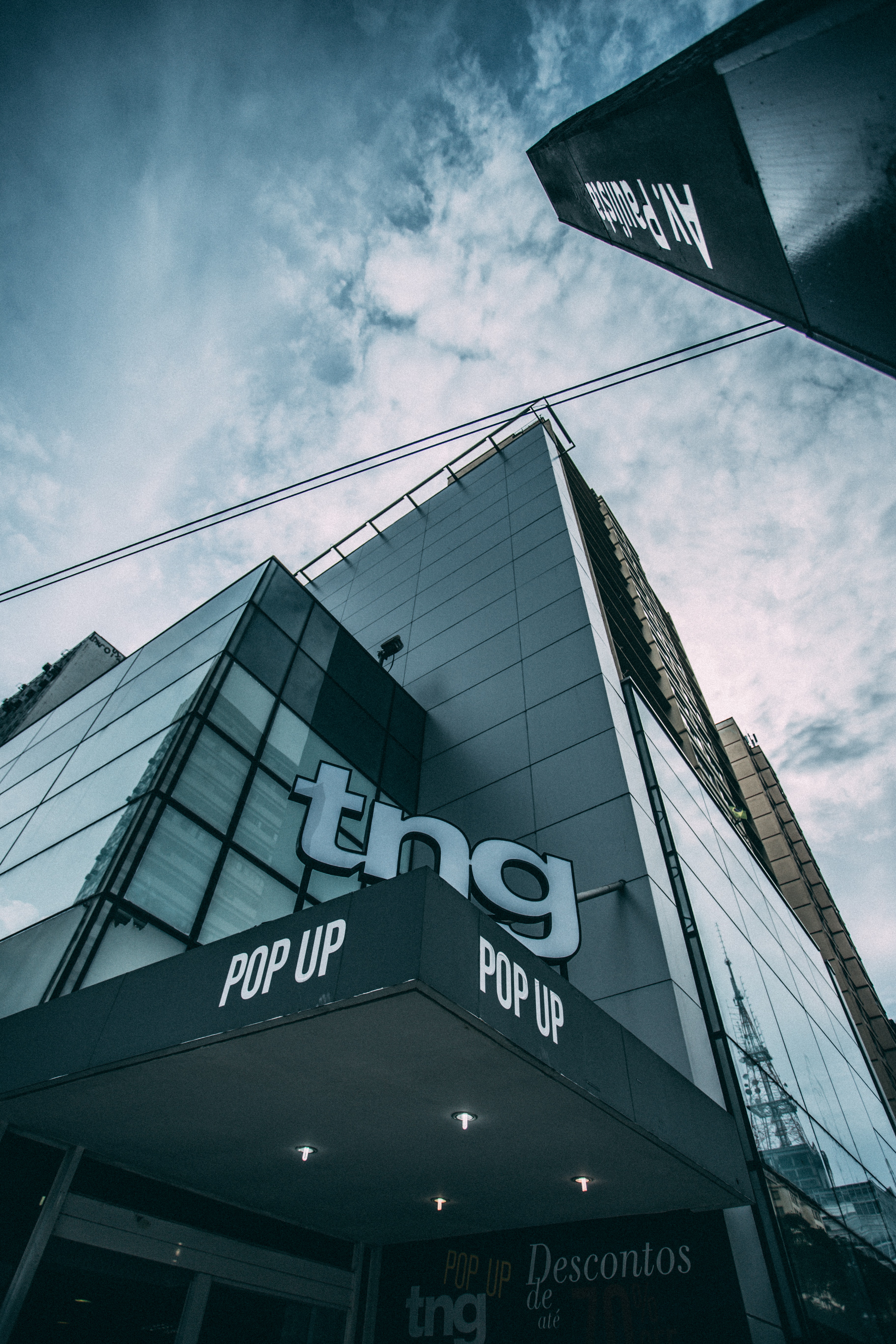 Tn pop up building during cloudy sky photo