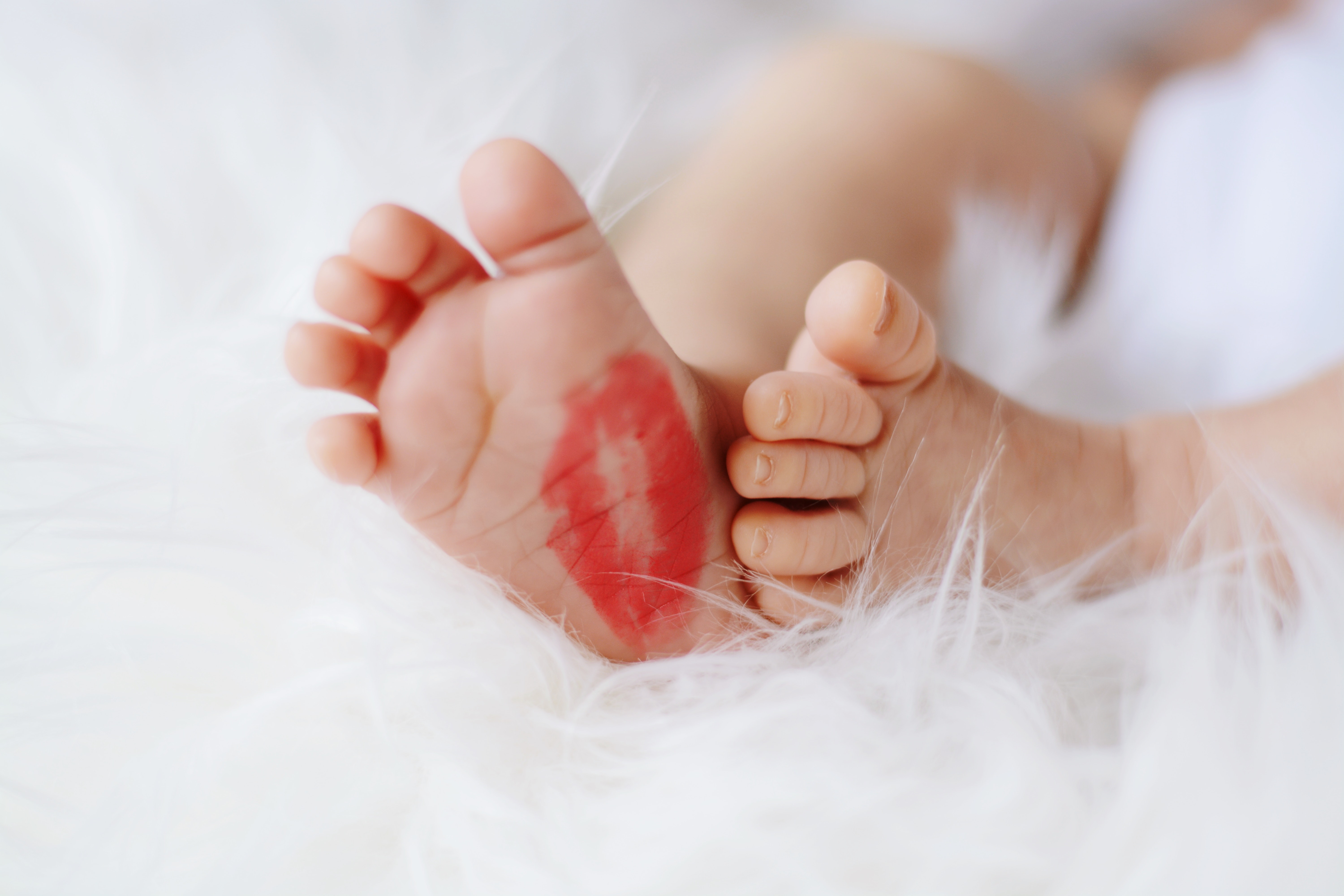 Toddler's Left Foot · Free Stock Photo
