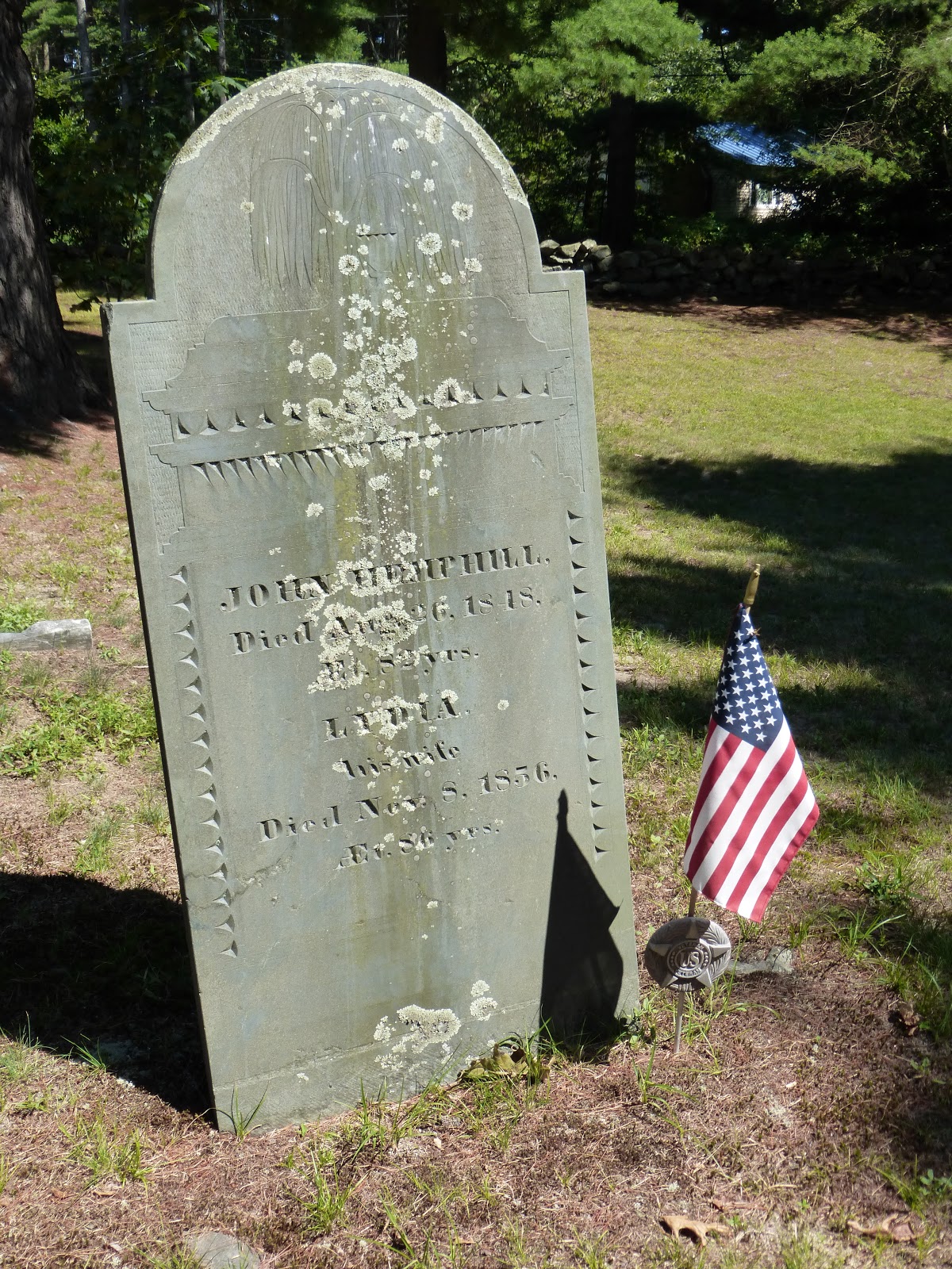 Nutfield Genealogy: Tombstone Tuesday ~ John Hemphill and wife ...