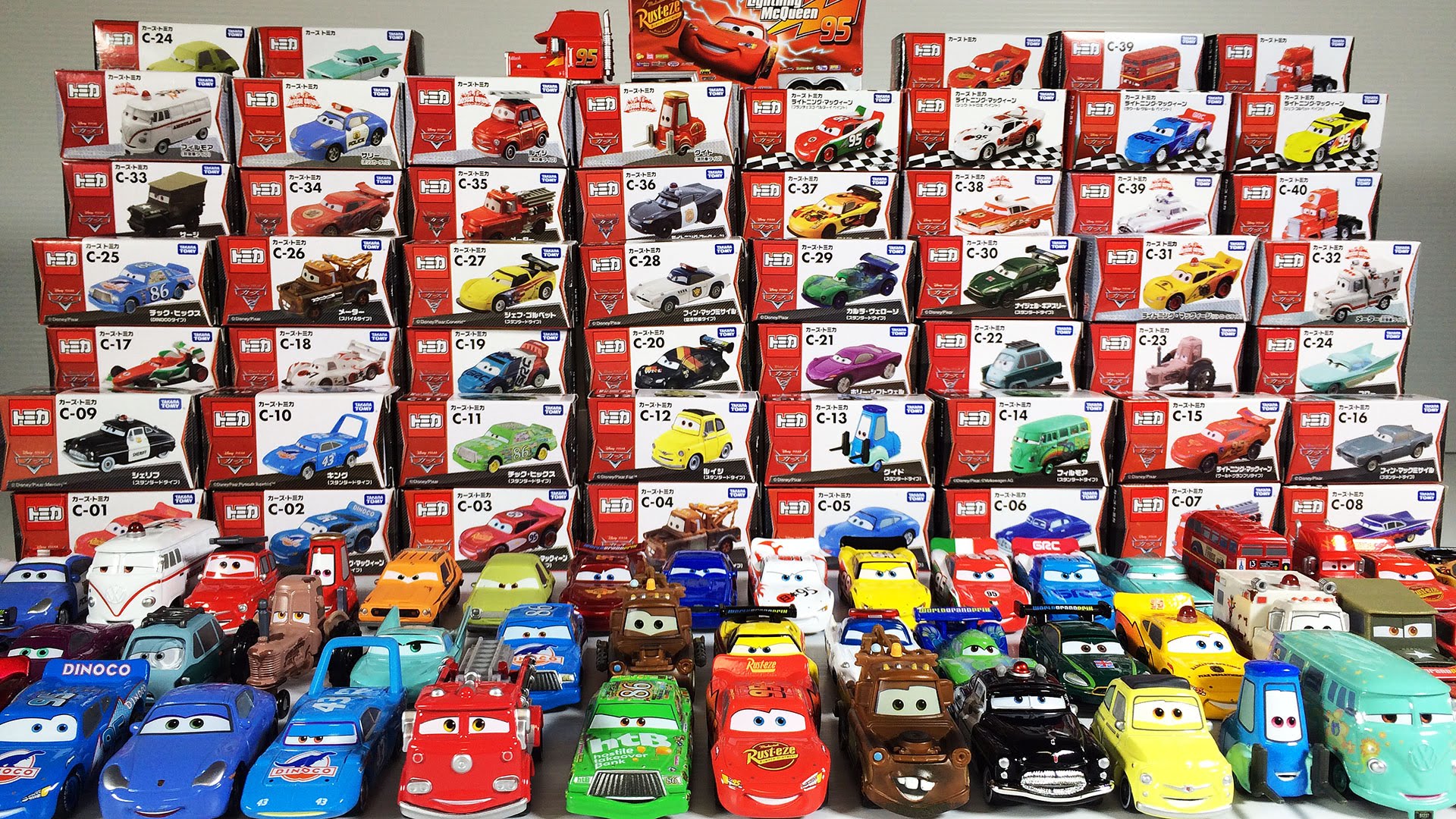 Tomica Cars 2 Diecast Complete Collection CARS Pixar Toys Takara ...