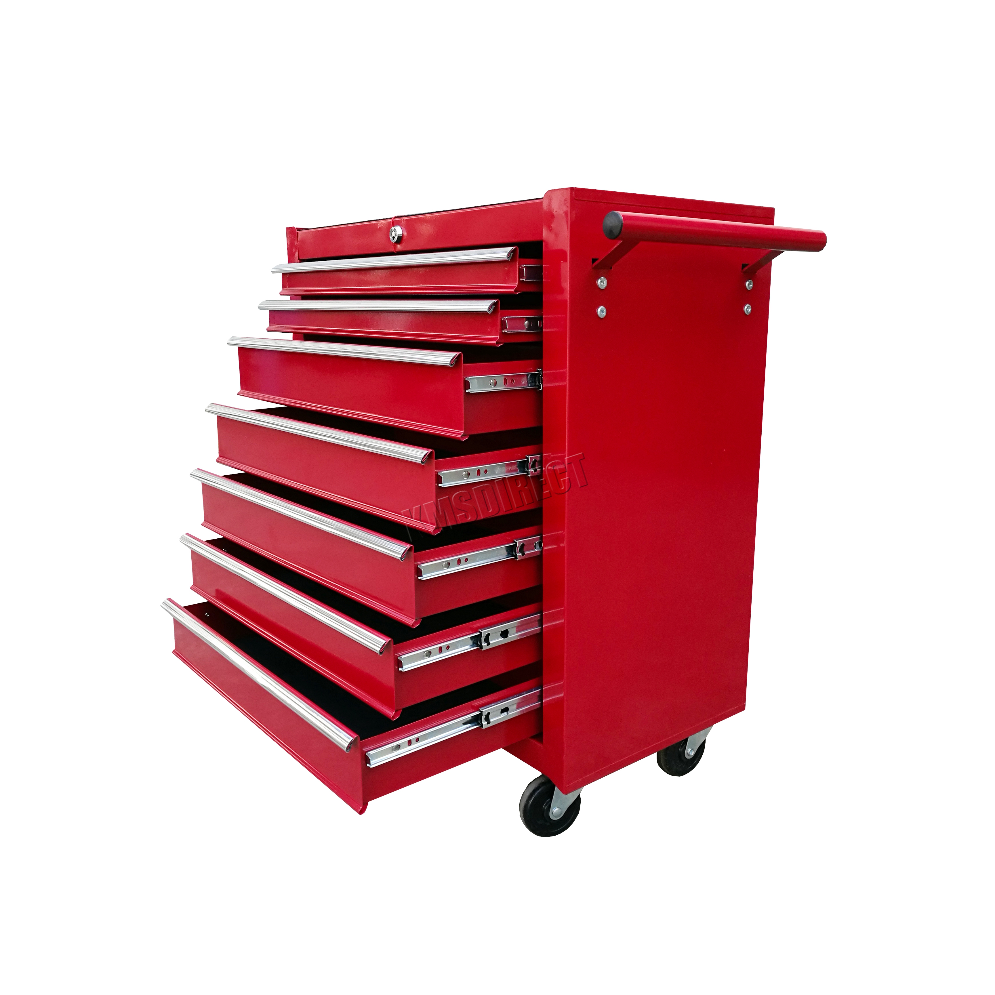 FoxHunter Metal Tool Box Cabinet Storage Organizer Cart Garage Steel ...