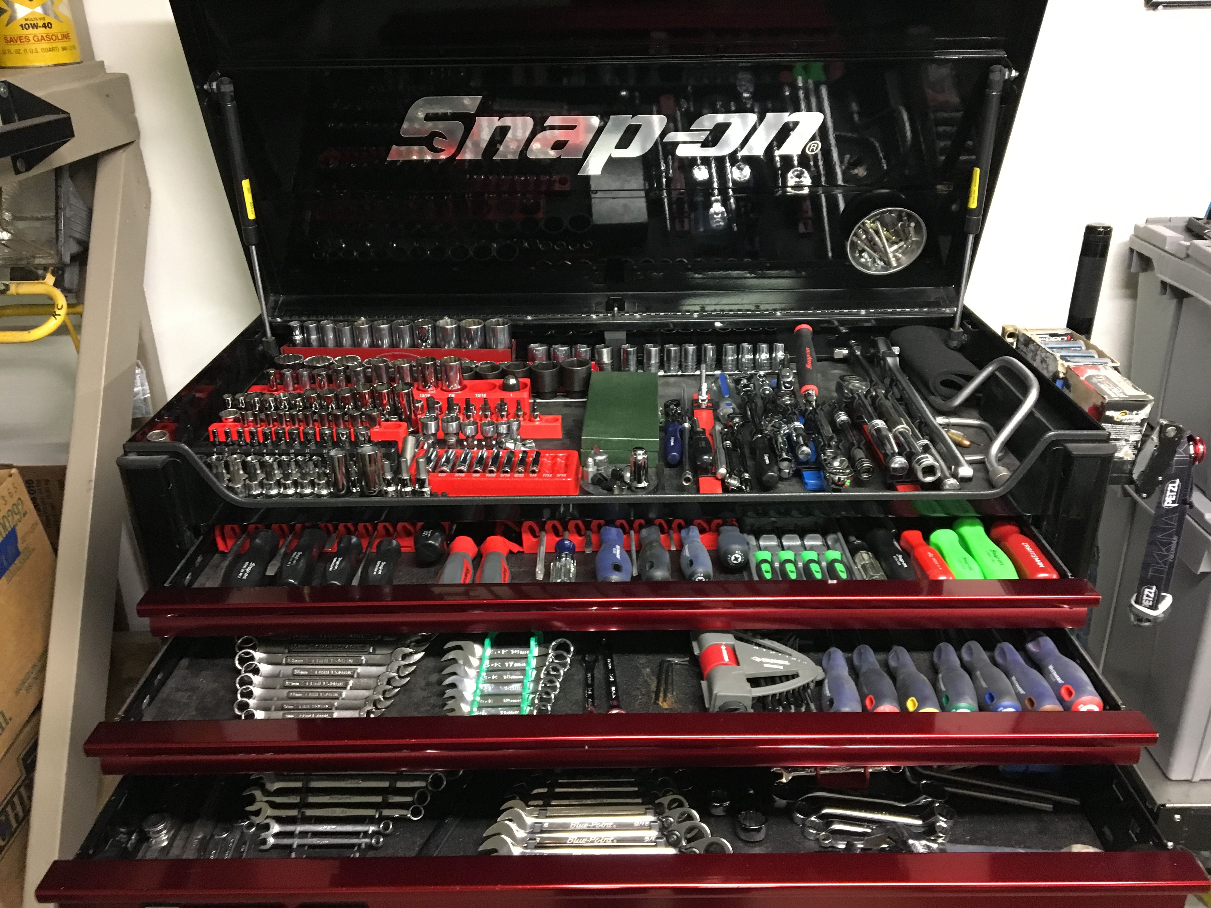 Snap on tool collection and box | Garage Tools | Pinterest | Box ...