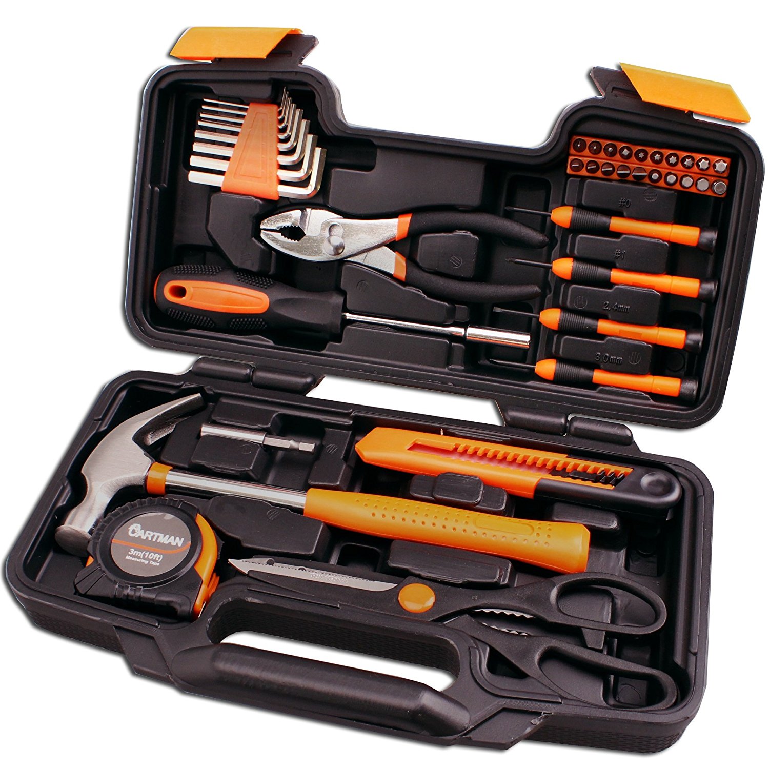 Amazon.com: Cartman Orange 39-Piece Tool Set - General Household ...