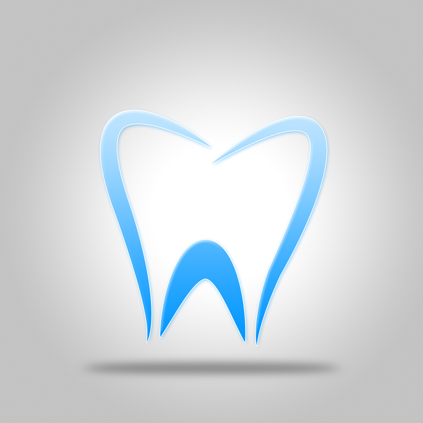 Tooth icon shows dentist icons and dentistry photo